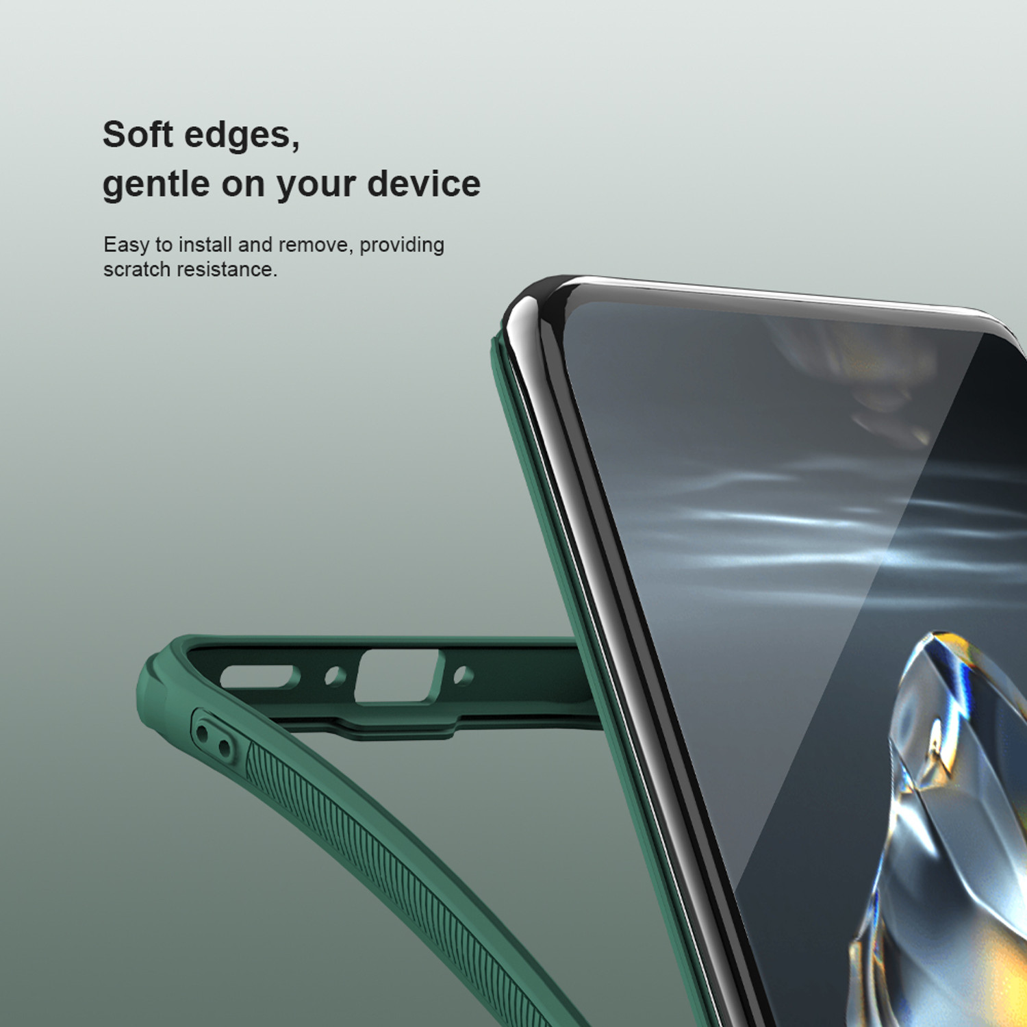 Image of Nillkin Back Cover for Oneplus 12R, frosted shield pro case
