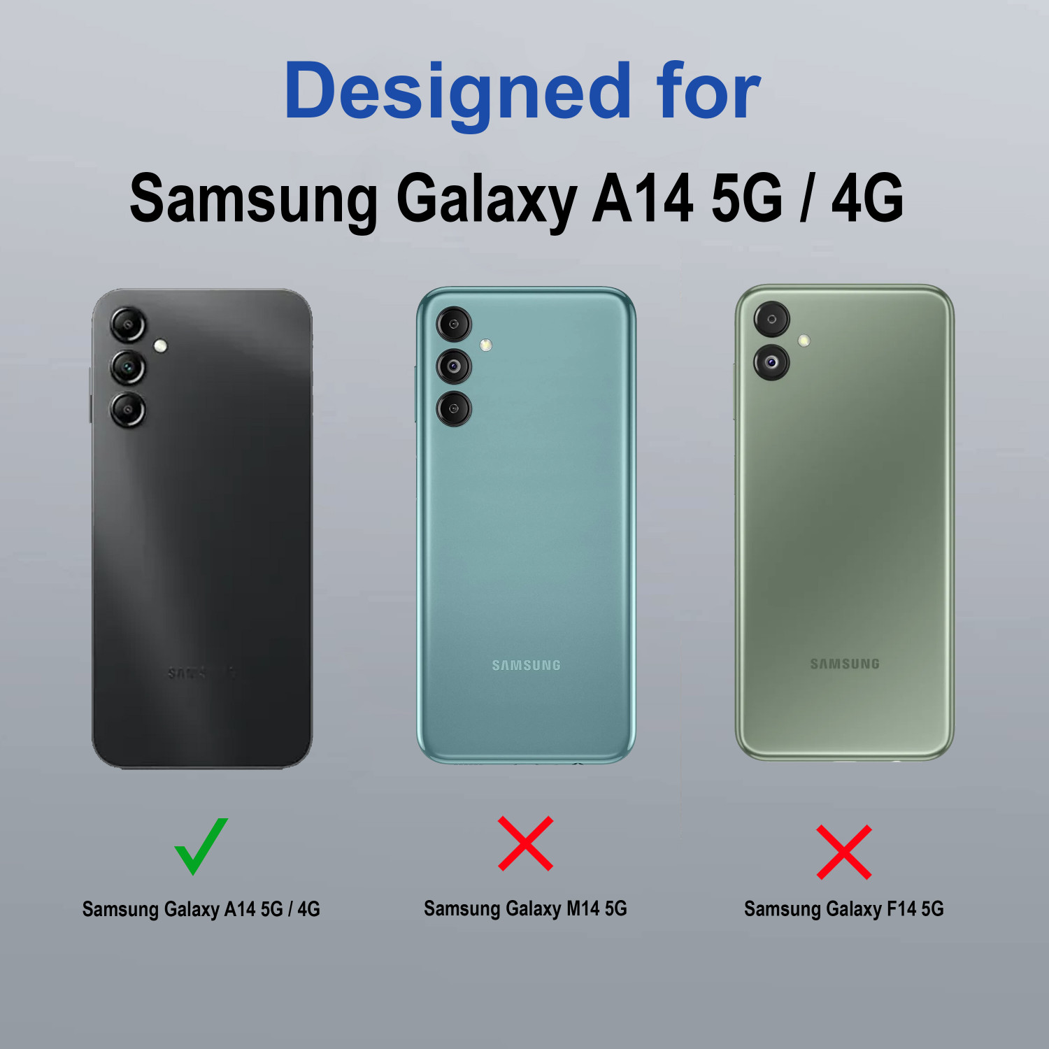 Image of Zapcase Back Cover for Samsung Galaxy A14 5G