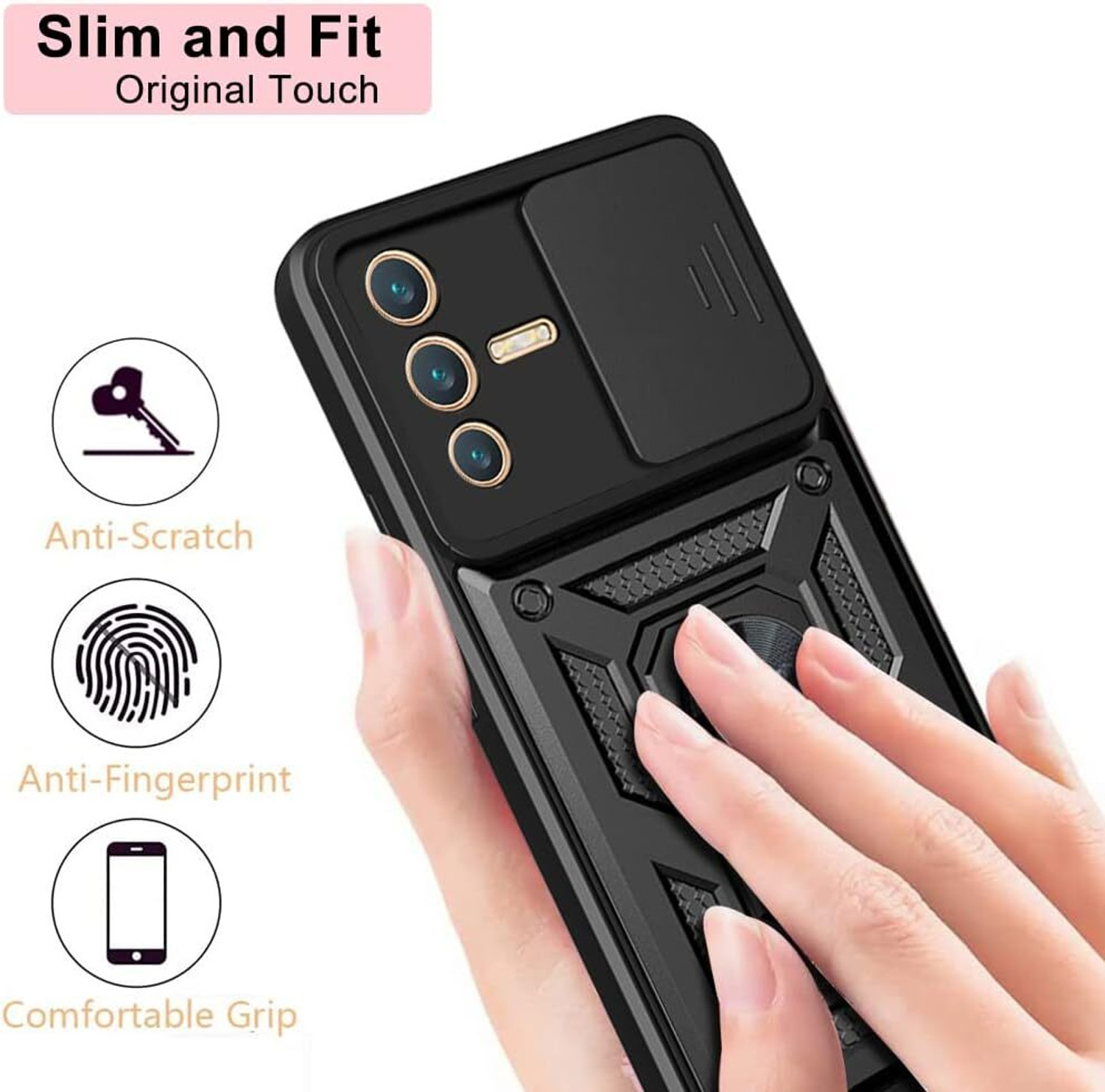 Image of Cover Alive Back Cover for Vivo V23 5G