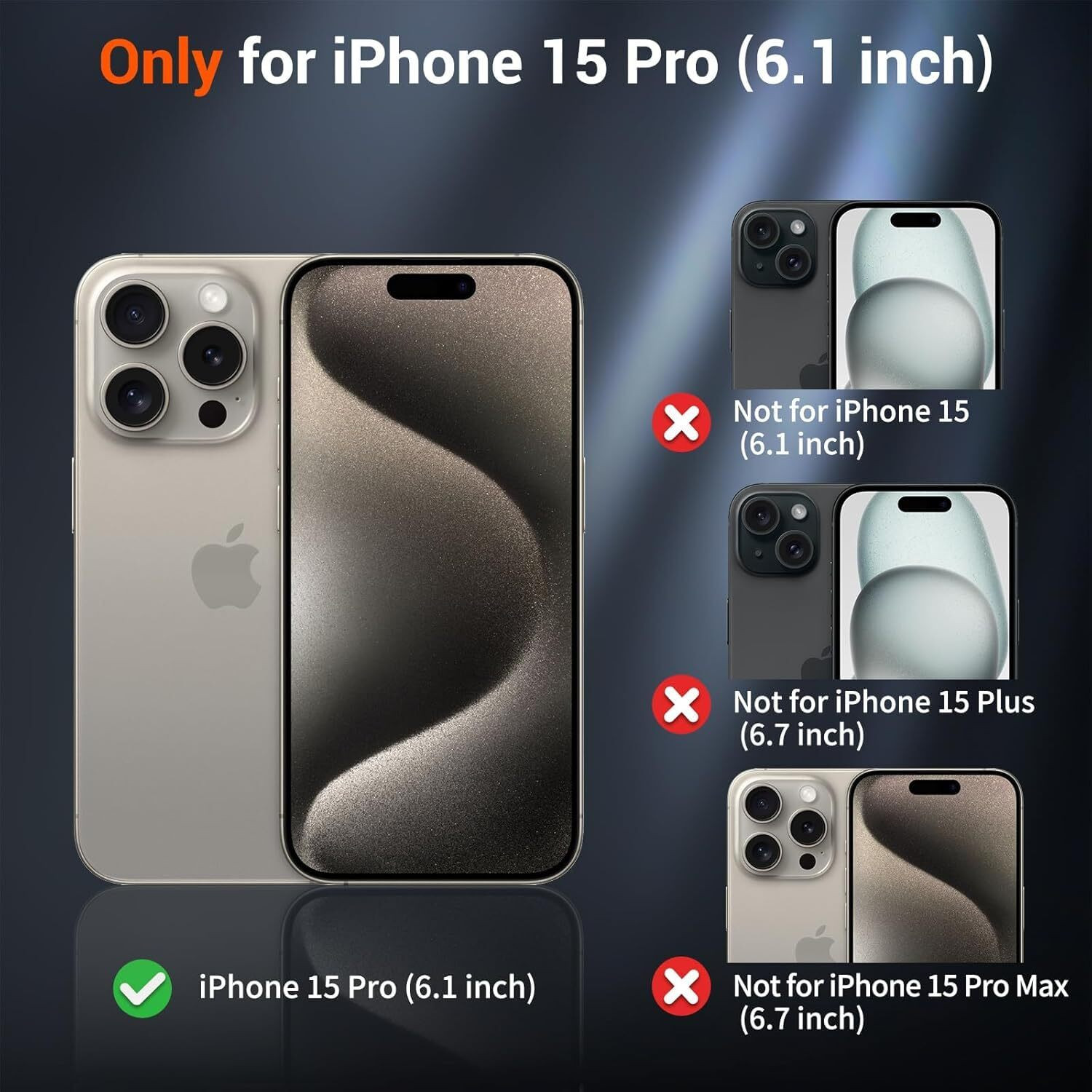 Image of AIBEX Back Cover for Apple iPhone 15 Pro (Black, Magsafe, Thermoplastic Polyurethane, Leather, Pack of: 1)