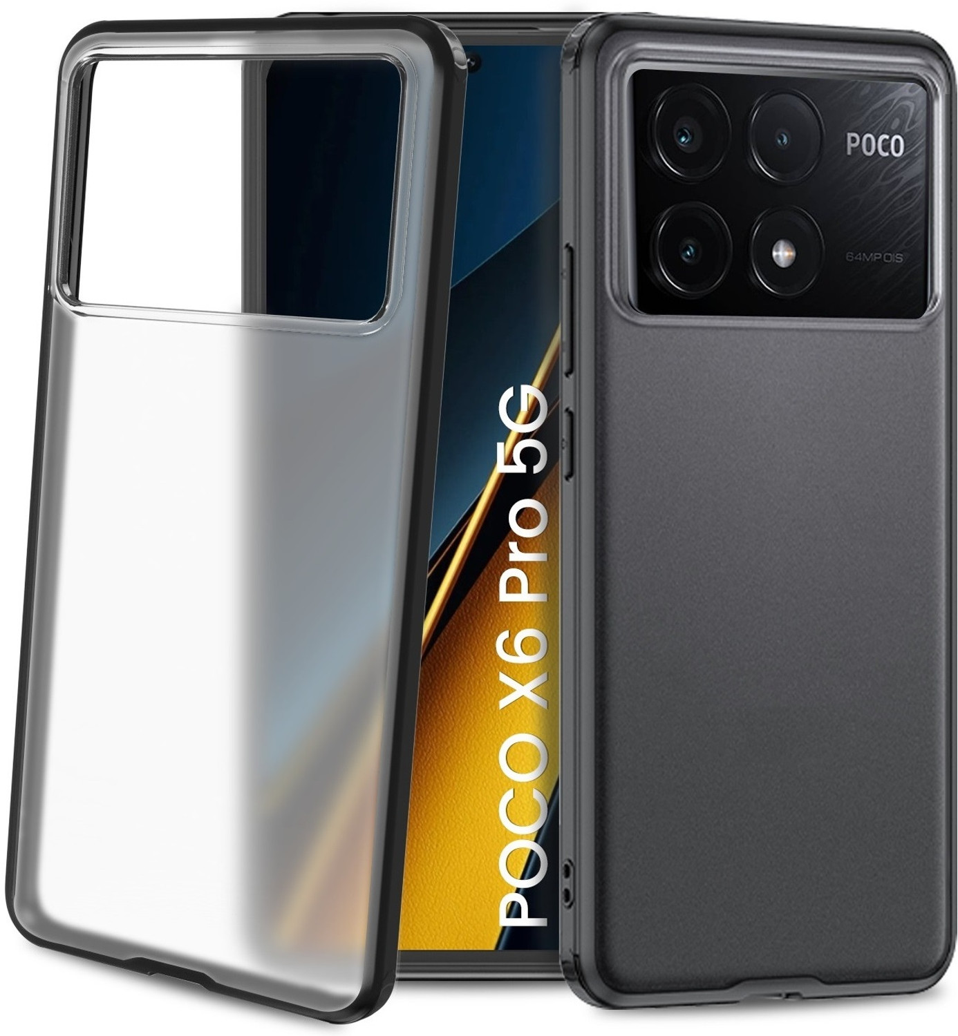 Image of Golden Sand Back Cover for POCO X6 Pro 5G