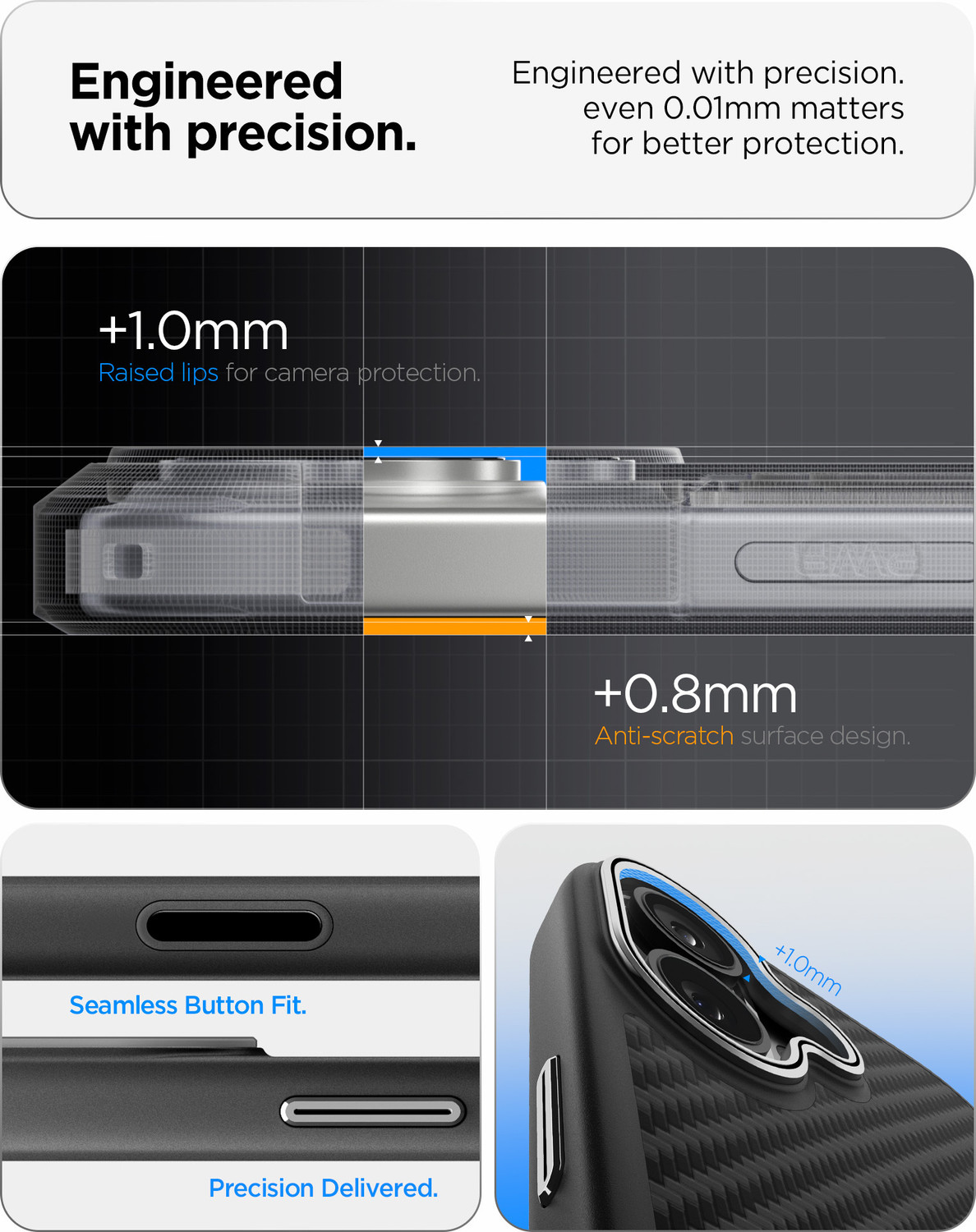 Image of Spigen Enzo Aramid T Back Cover for iPhone 17