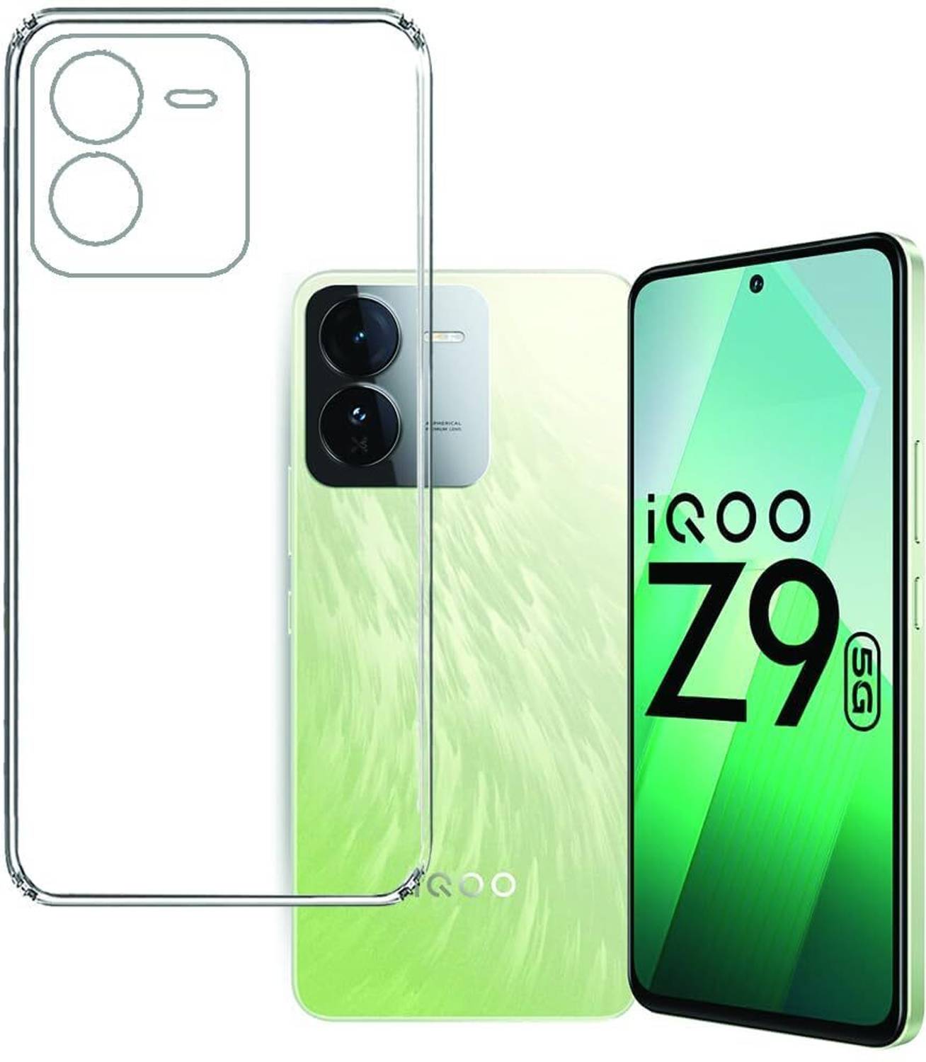 BAGRA Back Cover for iQOO Z9 5G - 0111high qualitiy transparent mobile back cover