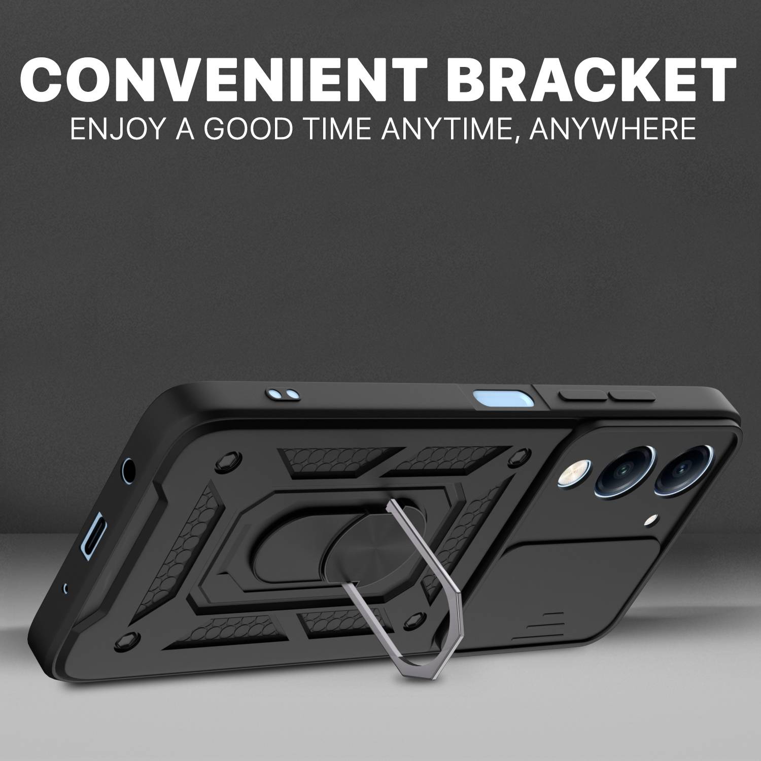 Pikkme Back Cover for Vivo T4 Lite 5G Black - Image 3