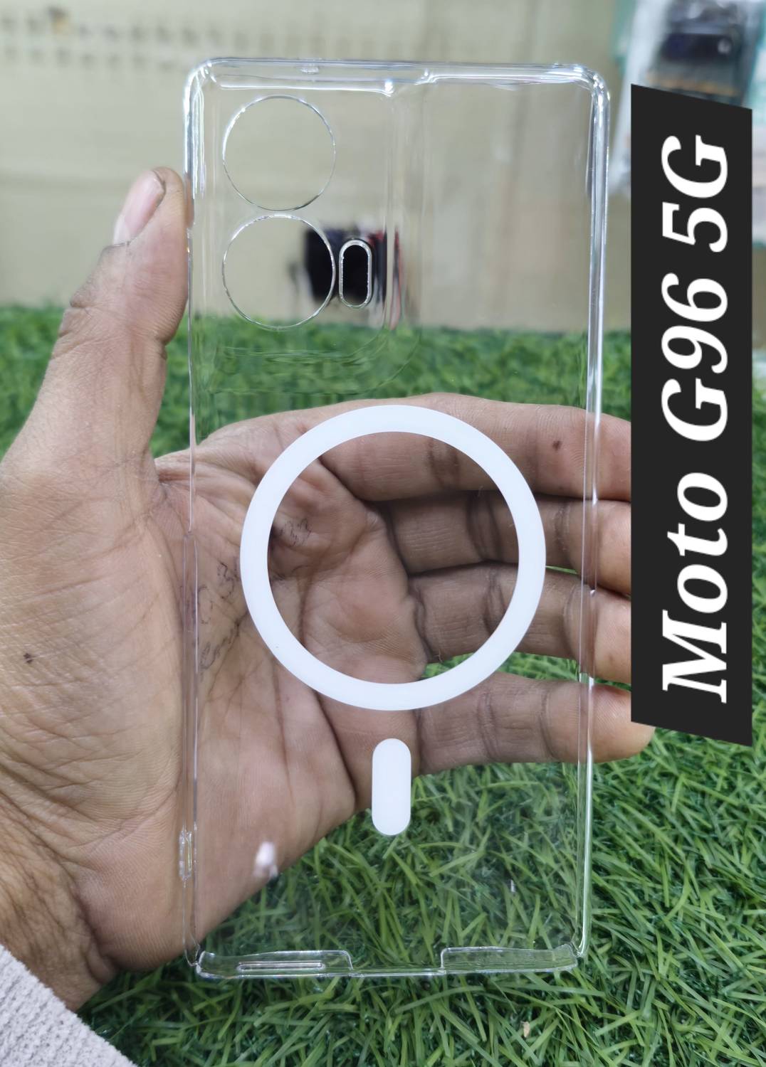 MR BROTHERS Back Cover for G96 5G (Transparent, Magnetic Case, Po
