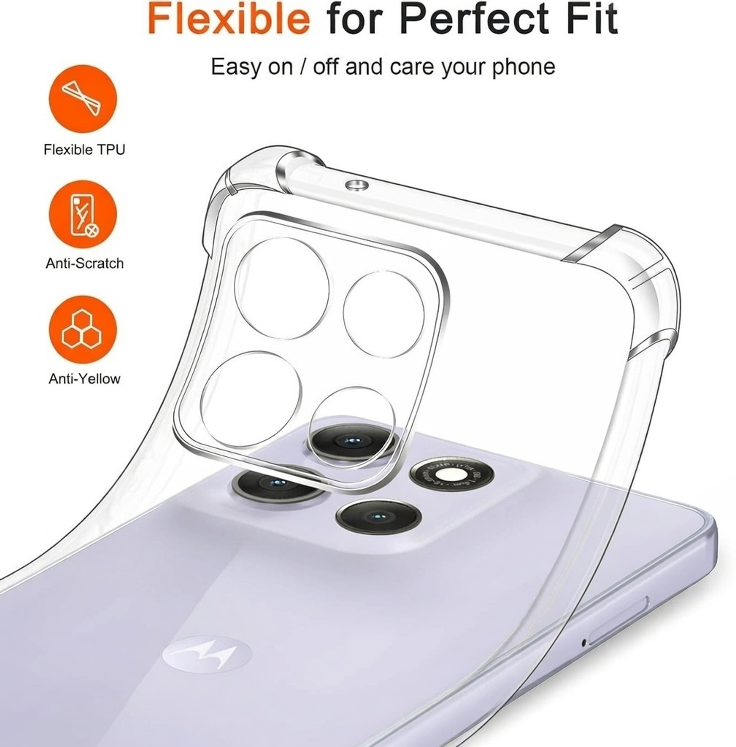 Image of Newlike Back Cover for Motorola G86 Power 5g Motorola G86 Power