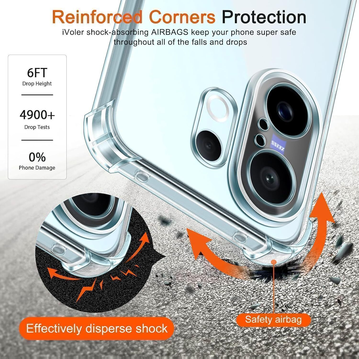 Image of CLOYAAR Back Cover for VIVO V60