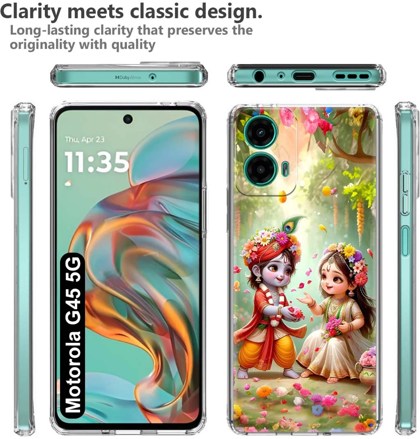 Image of Memia Back Cover for MOTOROLA g45 5G