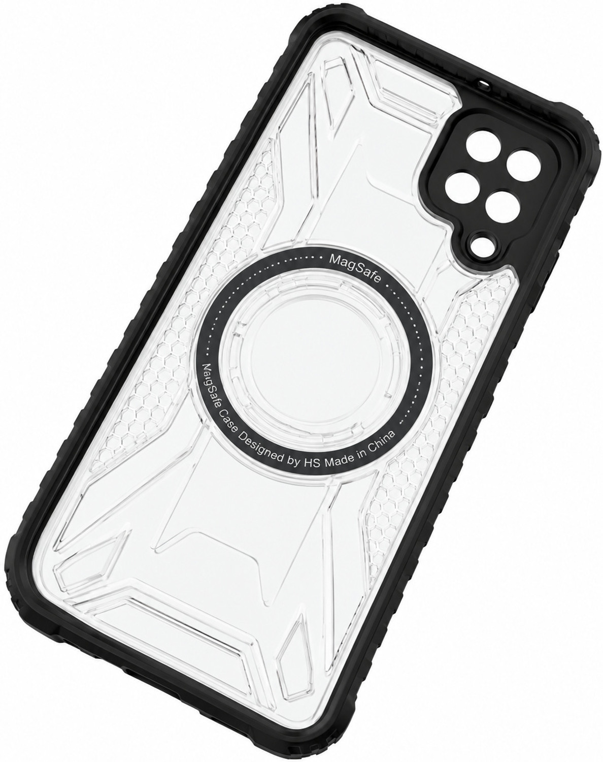 Image of WellWell Back Cover for Samsung Galaxy A12 / F12 / M12 (Transparent, Shock Proof, Plastic, Pack of: 1)