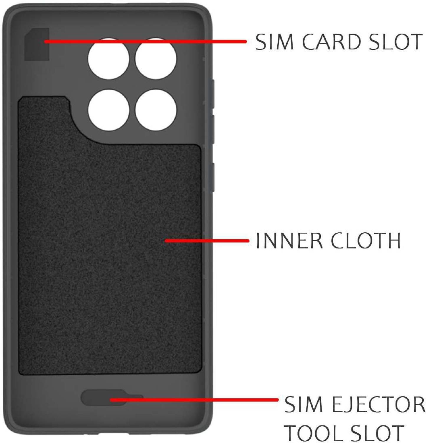 KartV Back Cover for IQOO Neo 10 Gray - Image 4