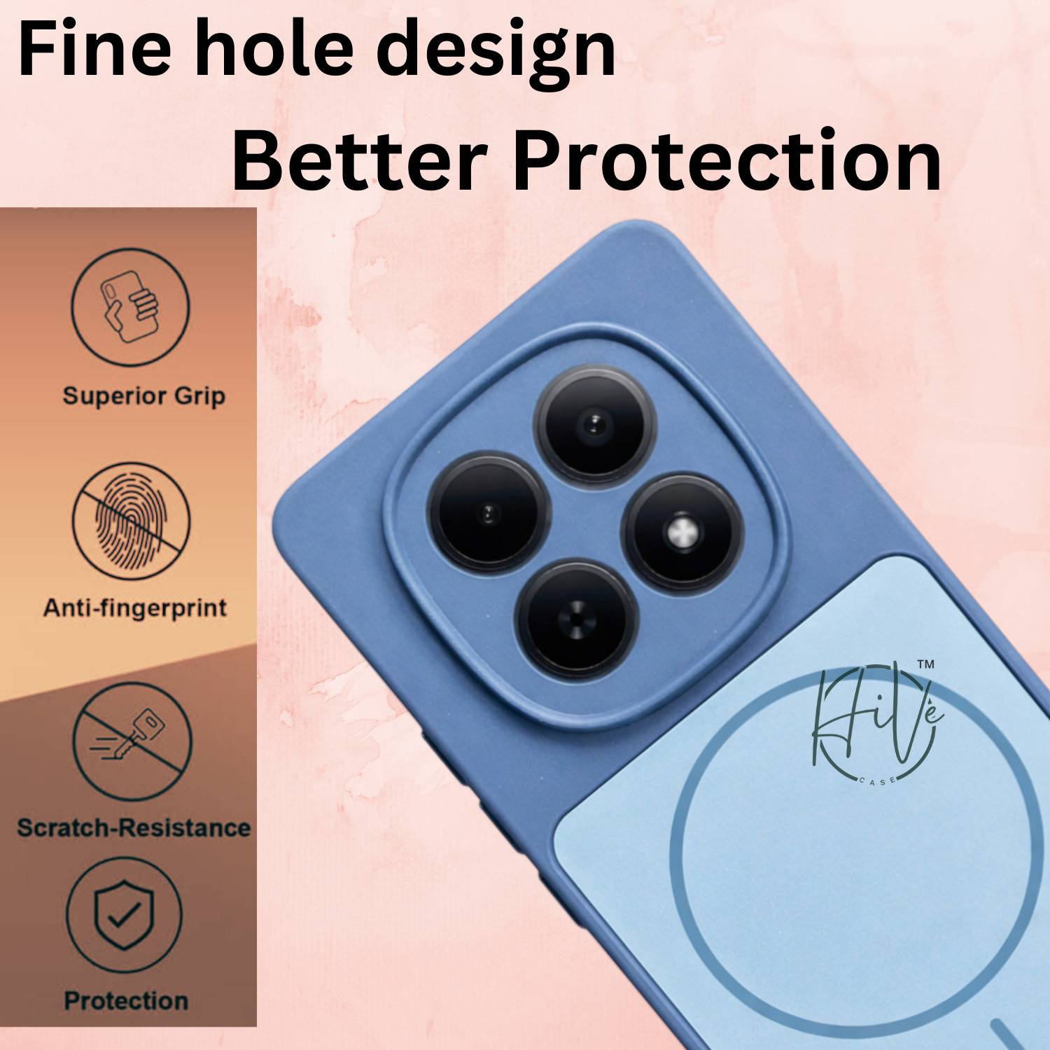 Hive Back Cover for Redmi Note 15 5G Blue - Image 2