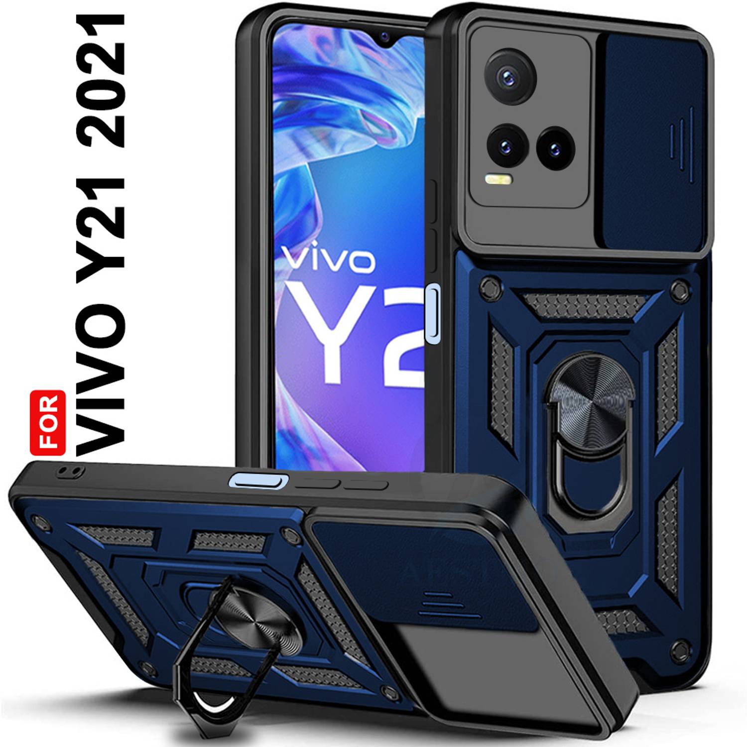 AESTMO Back Cover for Vivo Y21 2021