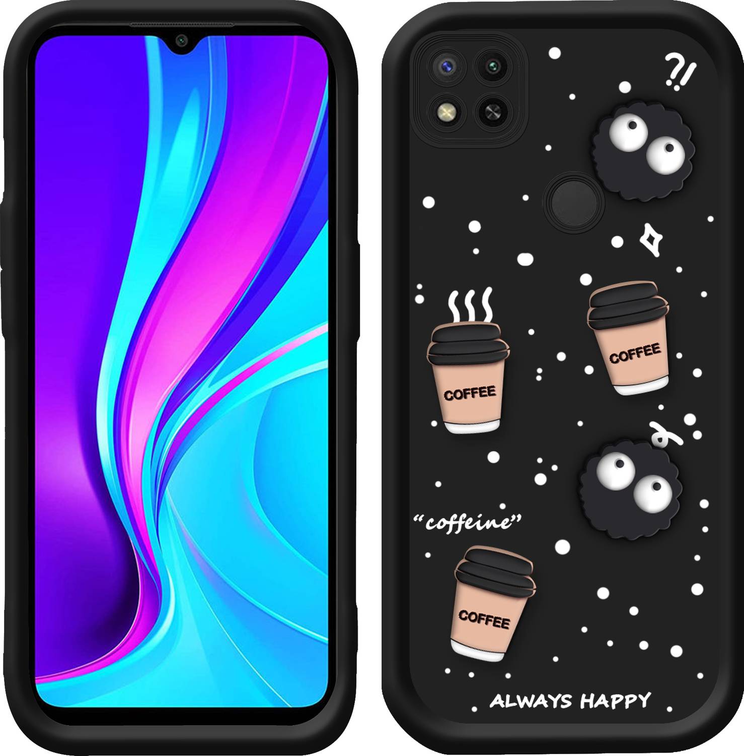 SMARTPOCKET Back Cover for Mi Redmi 9