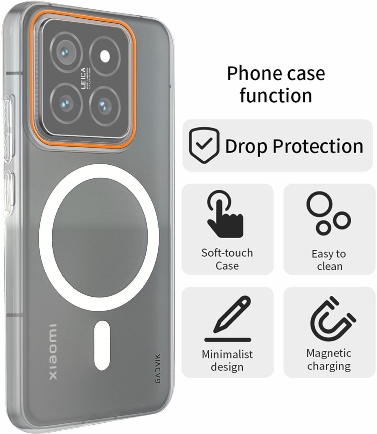 Image of gadvik Back Cover for Xiaomi 14