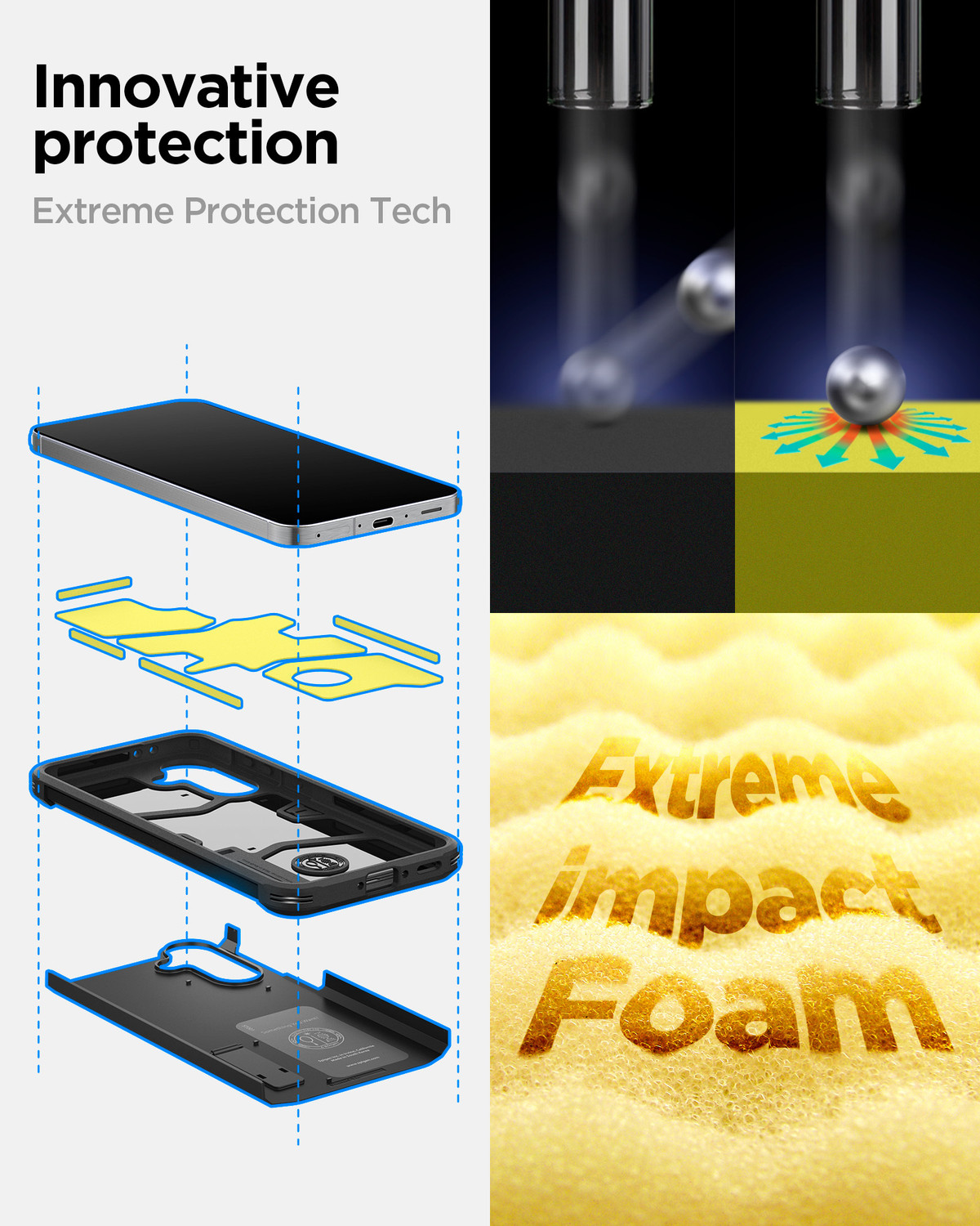 Image of Spigen Tough Armor Back Cover for Samsung Galaxy A56 5G