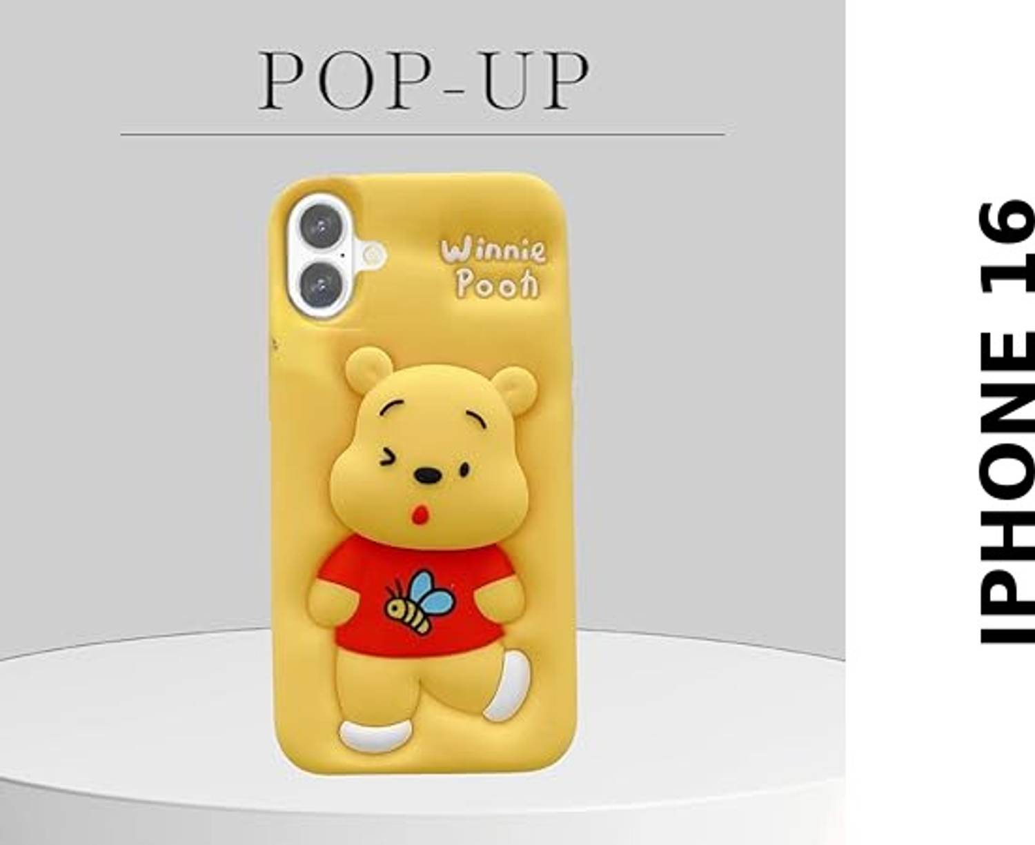 OK FRIENDS Back Cover for Winnie Pooh Pop-Up Soft Silicone Mobile
