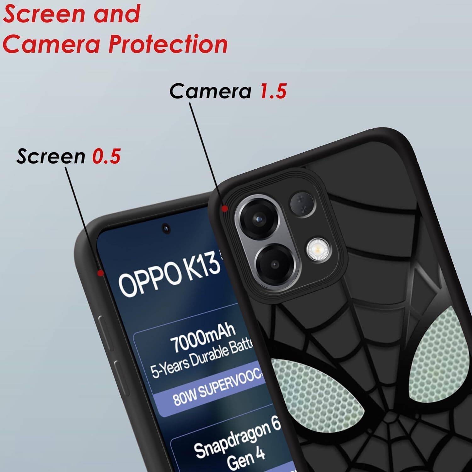mCase Back Cover for OPPO K13 5G Black - Image 2