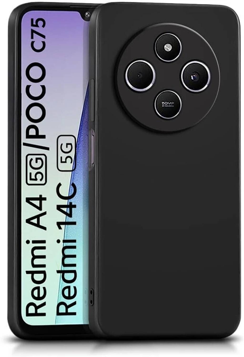 Aeidess Back Cover for REDMI A4 5G, Redmi 14C 5G, POCO M7 5G