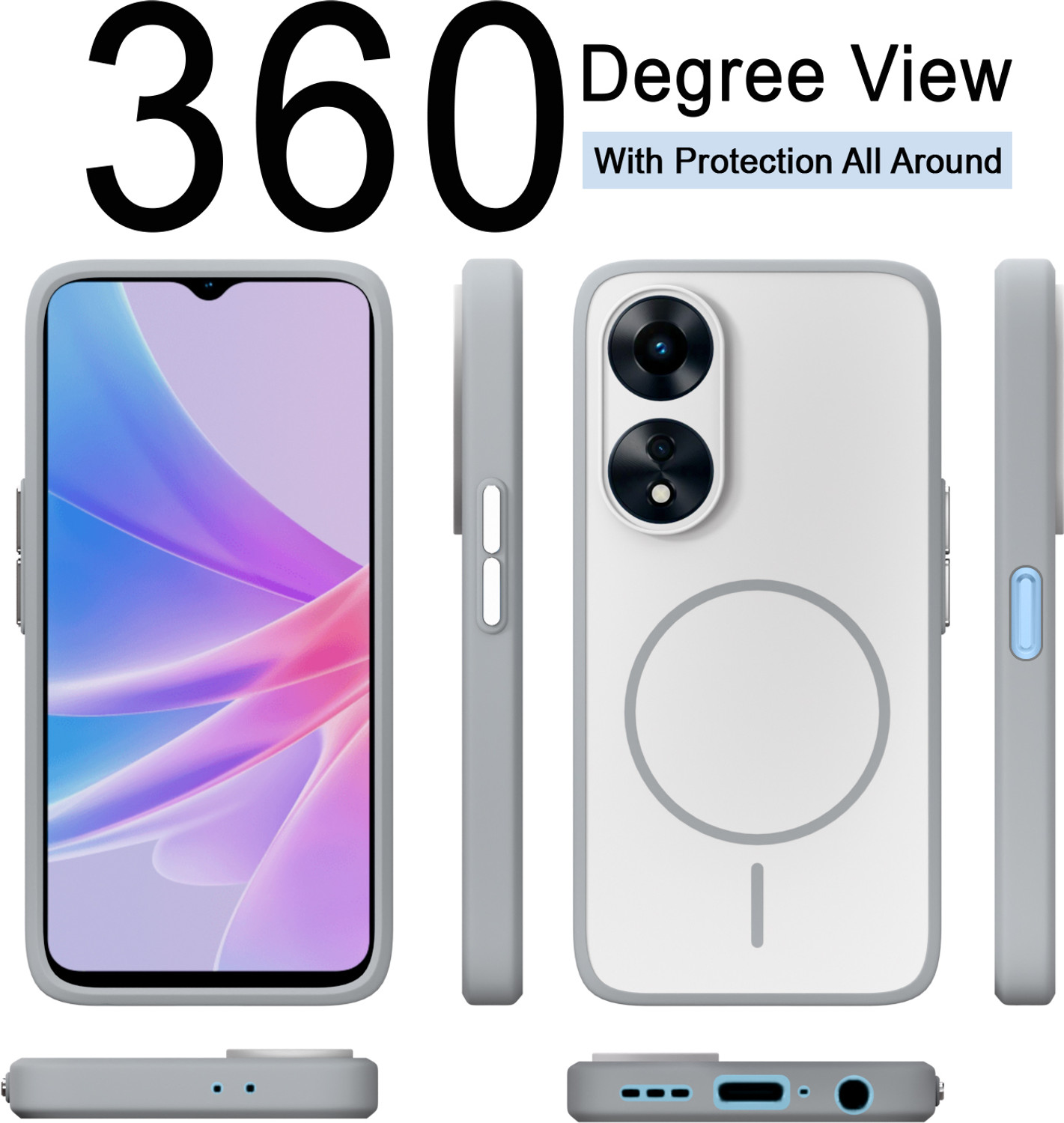 Image of KartV Back Cover for Oppo A78 5G