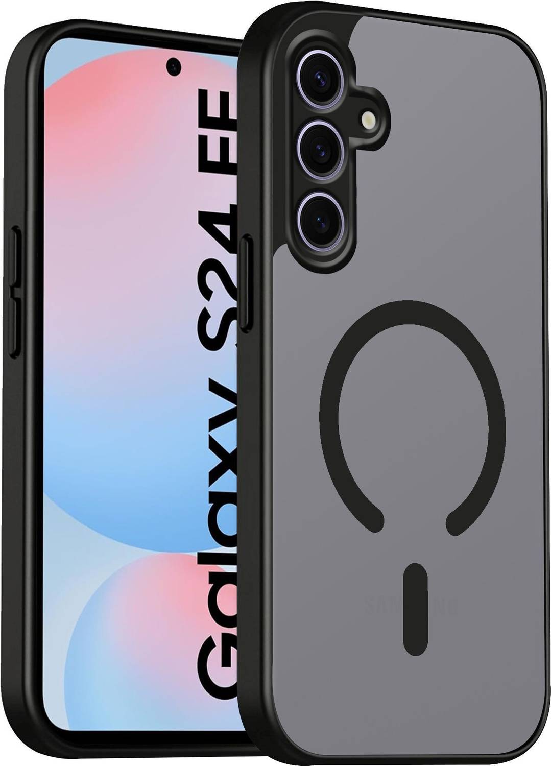CASETASTIC Back Cover for Samsung Galaxy S24 FE 5G, Black - Image 2
