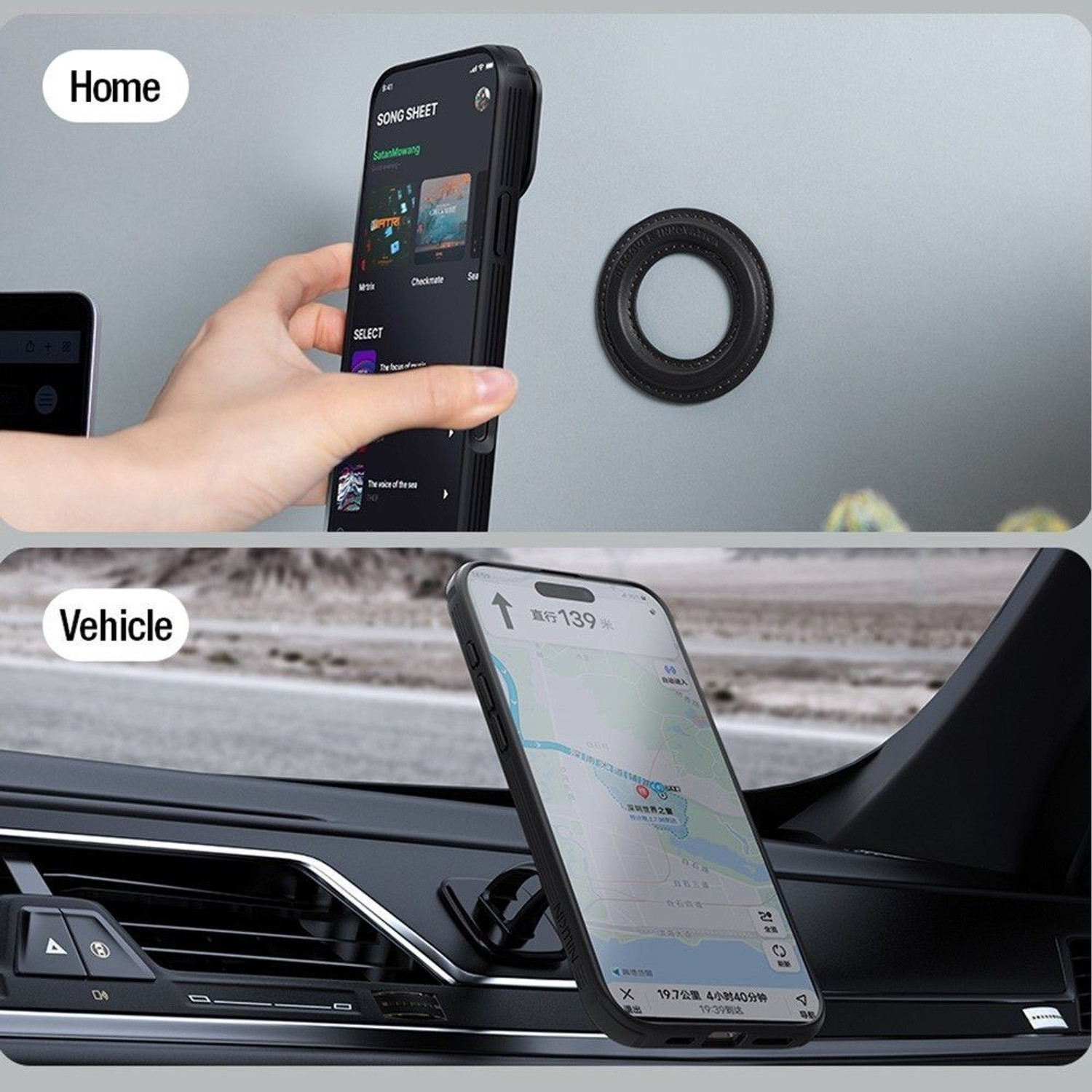 Image of Nillkin Back Cover for Apple iPhone 17 Pro Max, Apple iPhone 18 Pro Max (Black, Magsafe, Thermoplastic Polyurethane, Polycarbonate, Pack of: 1)