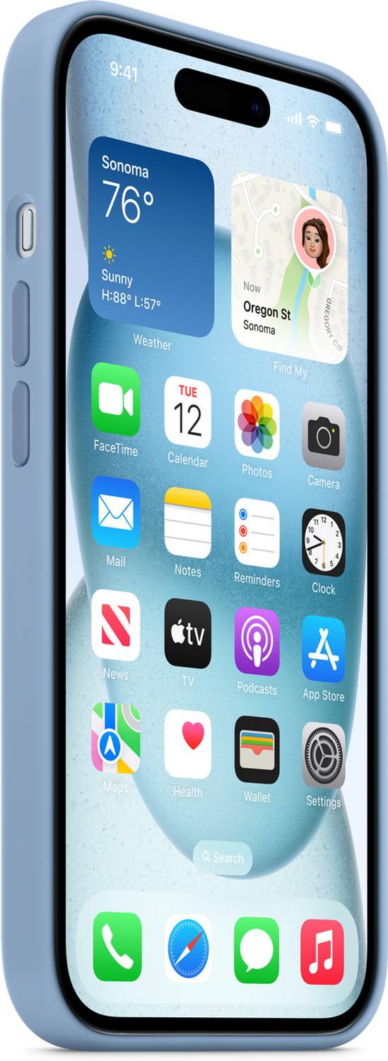 Rapidgadgets Back Cover for iPhone 15 Blue - Image 4