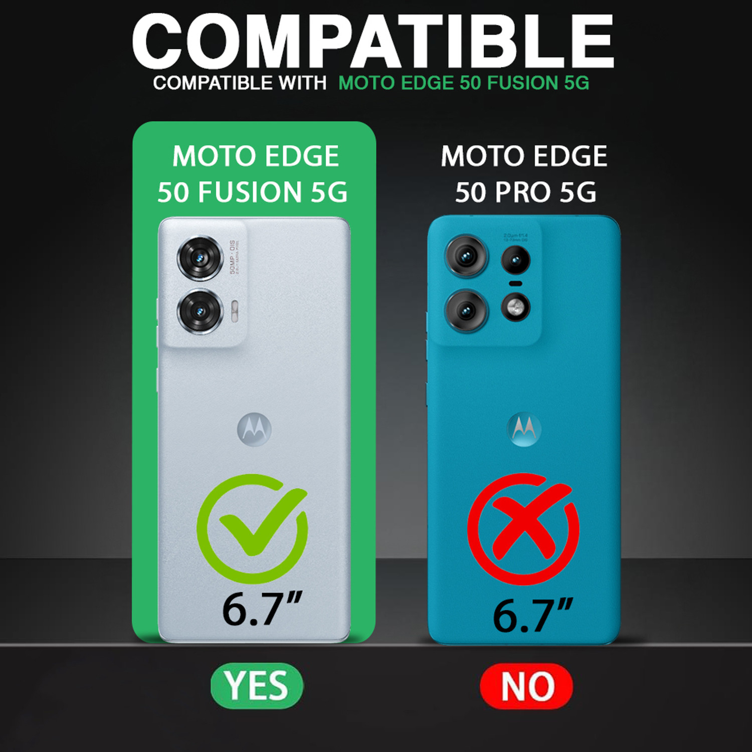 Image of AelVouX Back Cover for MOTOROLA Edge 50 Fusion