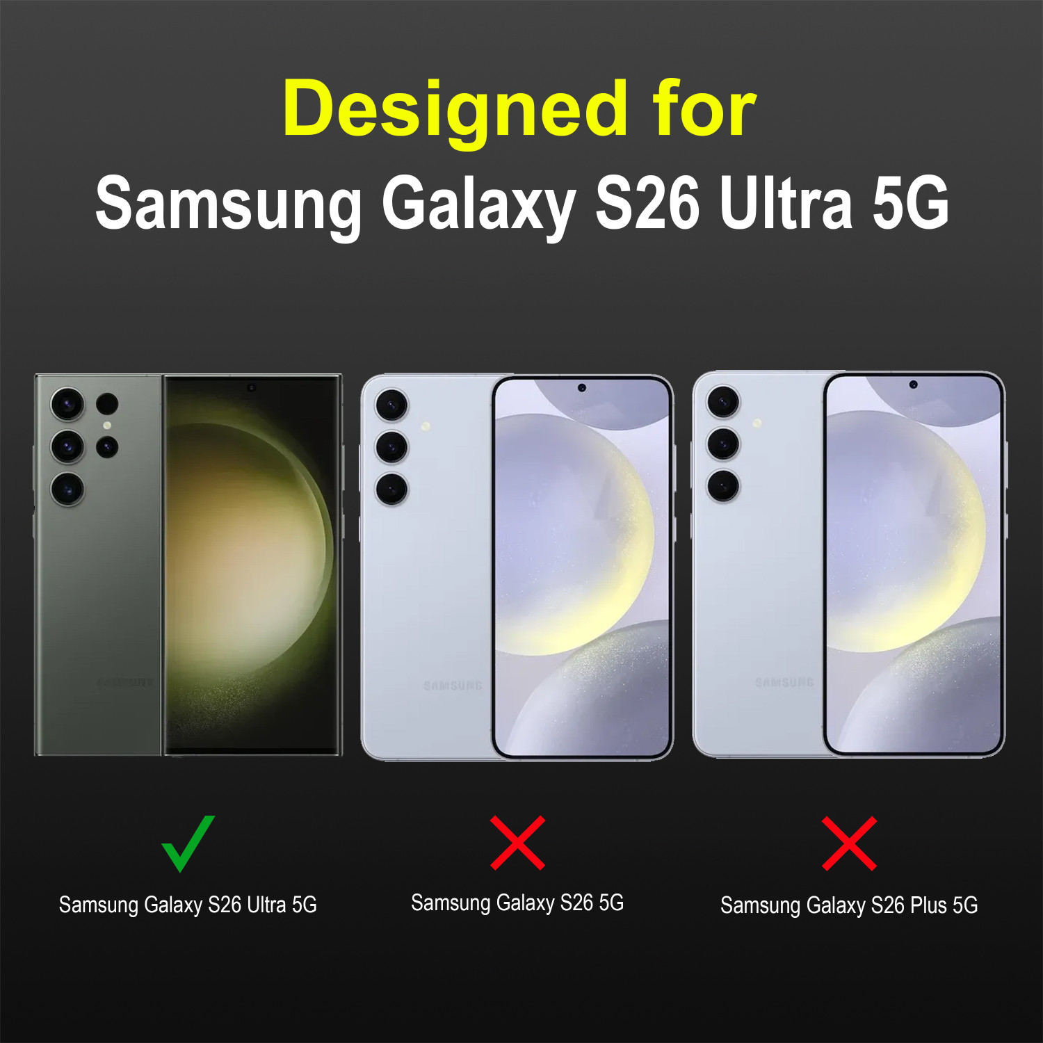 Image of Zapcase Back Cover for Samsung Galaxy S26 Ultra 5G