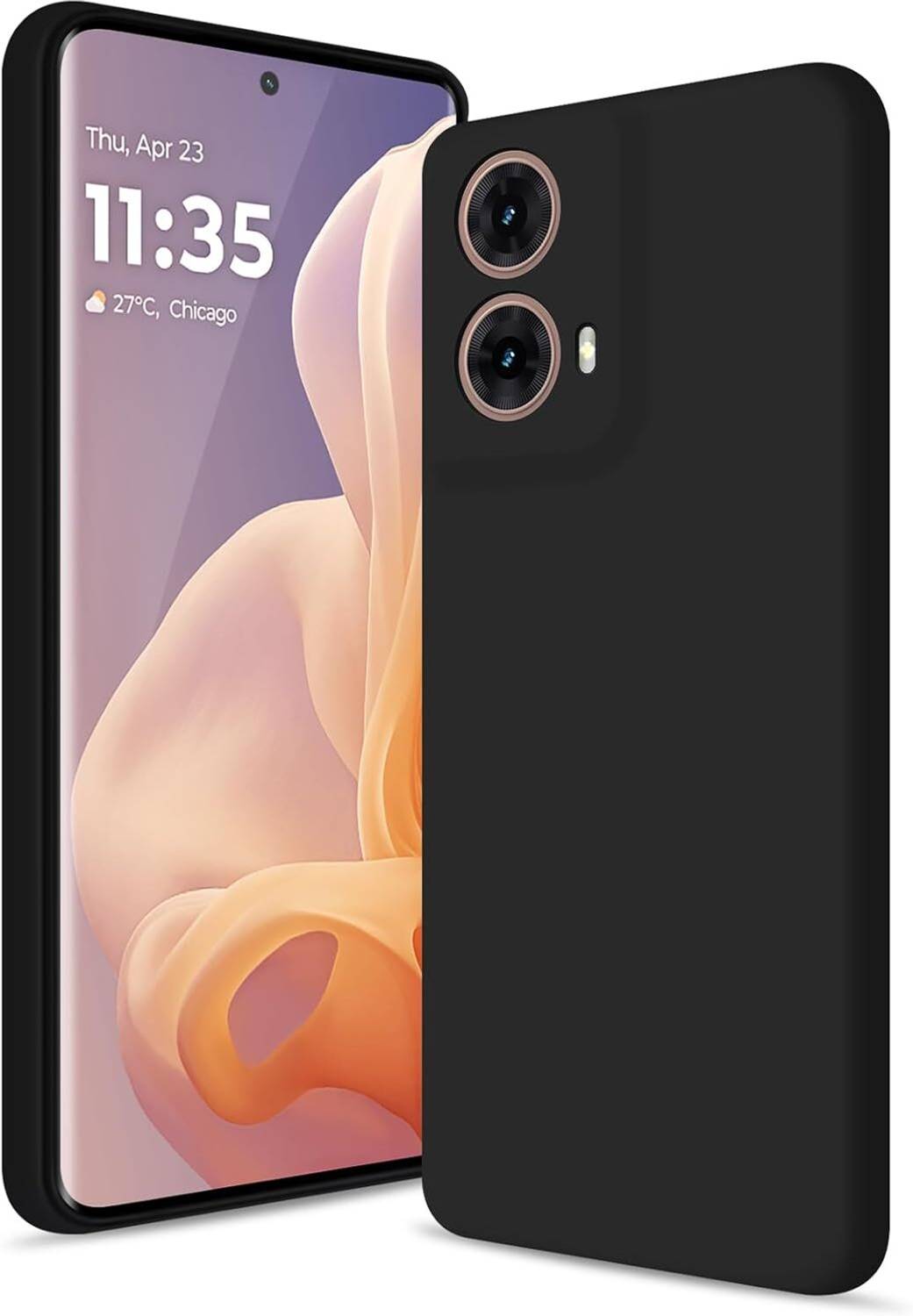 COVERLINE Motorola Moto G96 5G Silicon Pudding Back Cover