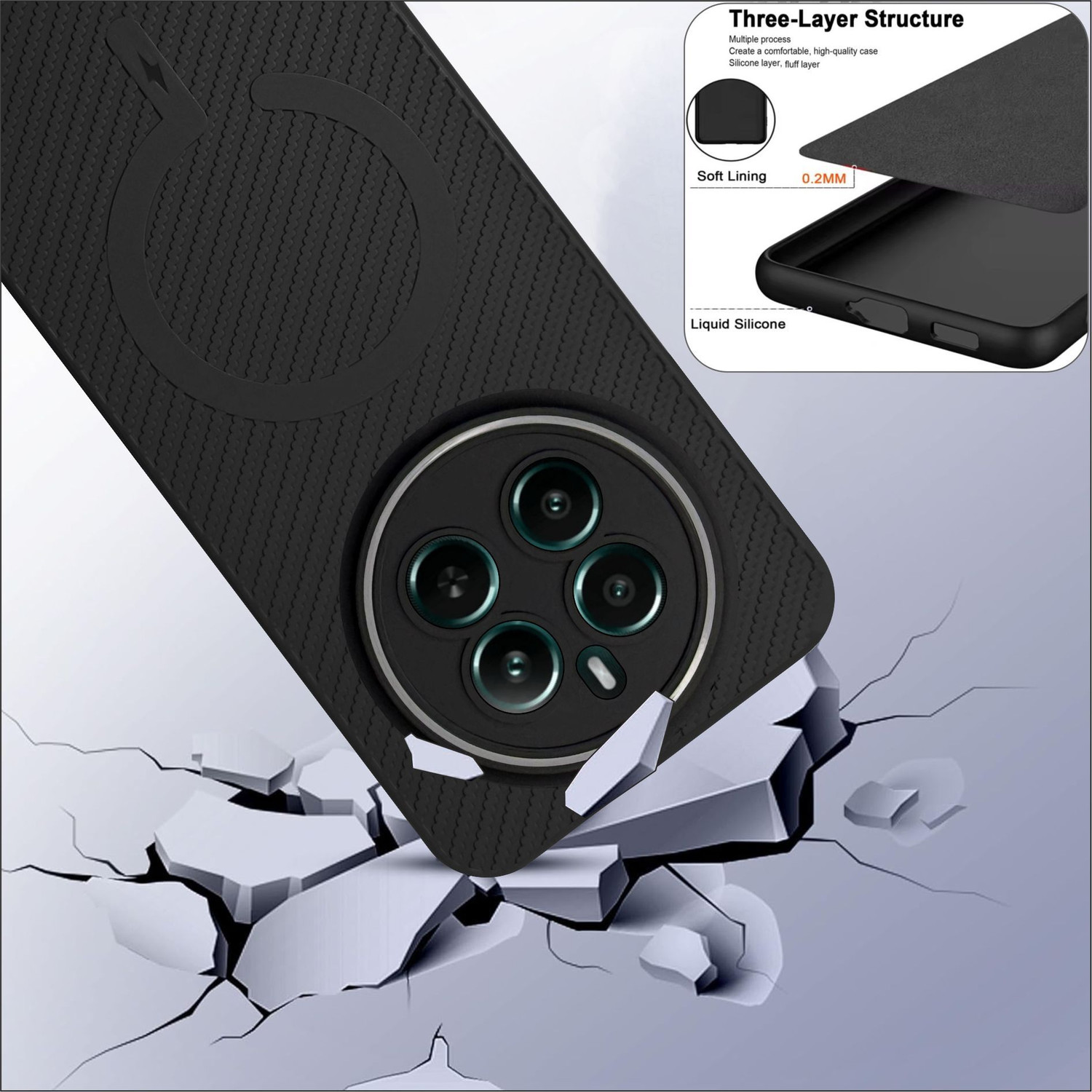Image of SBMS Back Cover for Realme 12 Plus 5G / Realme Narzo 70 Pro 5G / Realme Narzo 70 5G / Realme P1 5G