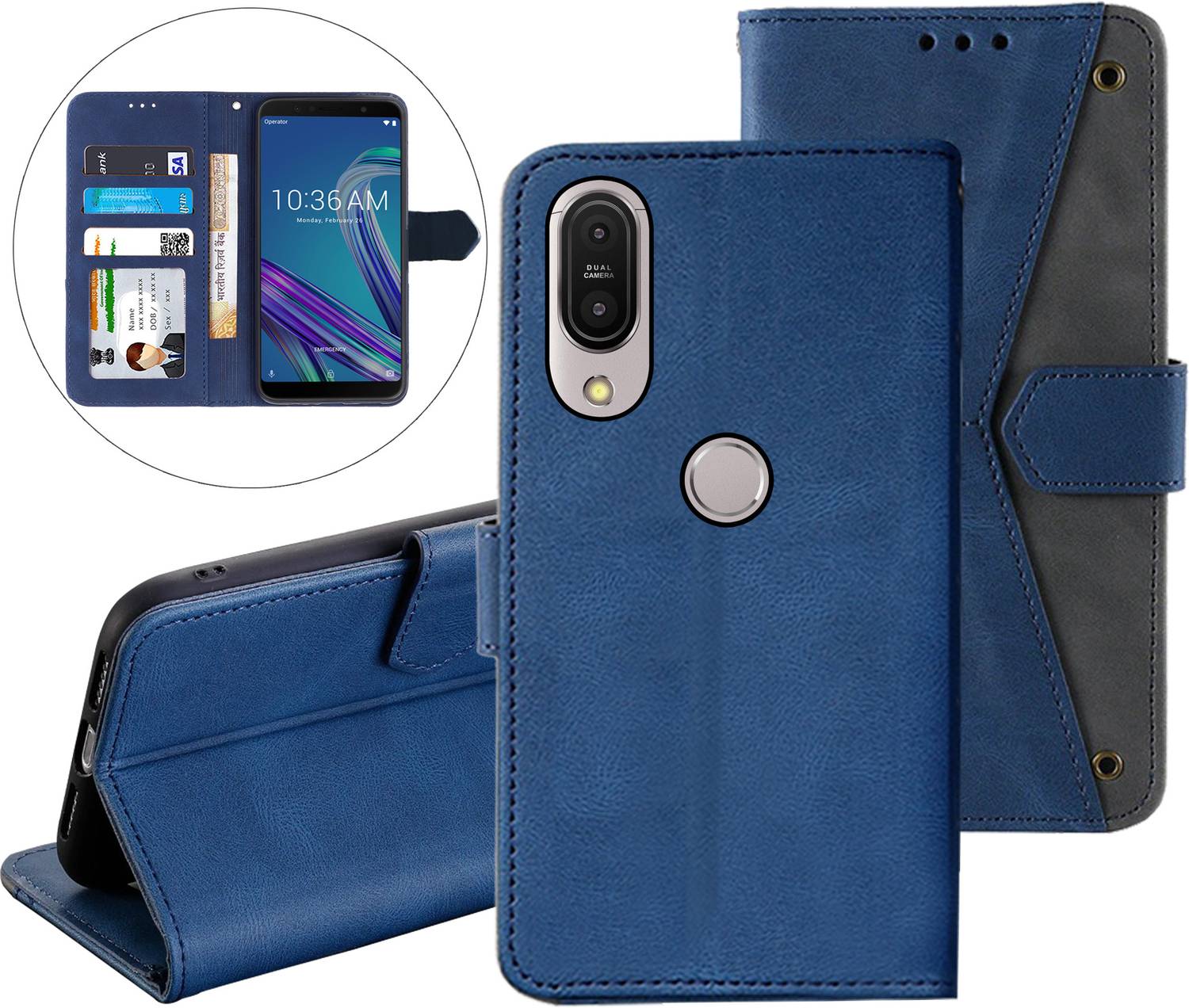 Autofocus Flip Cover for Asus Zenfone Max Pro M1