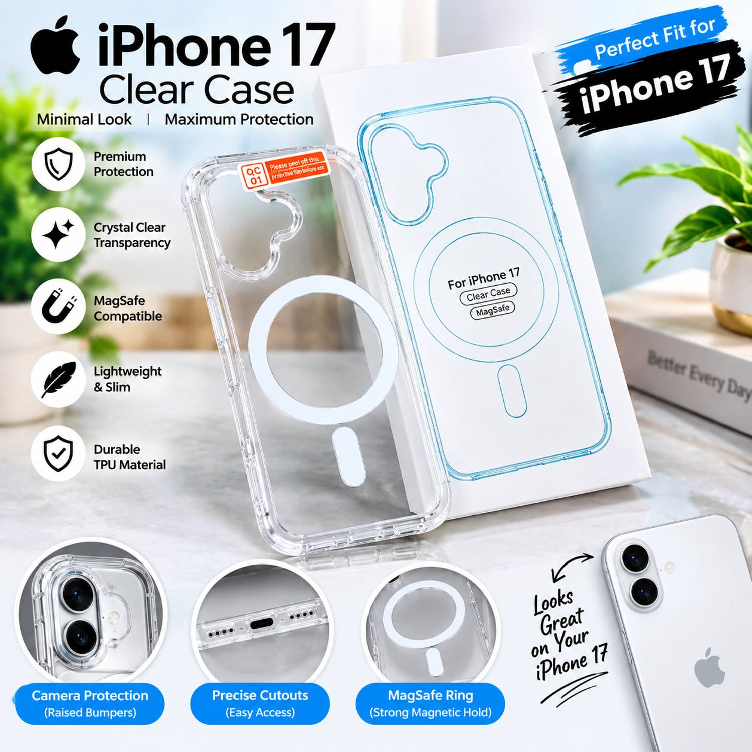 MH Enterprise Anti Yellow Back Cover for iPhone 17 - Image 4