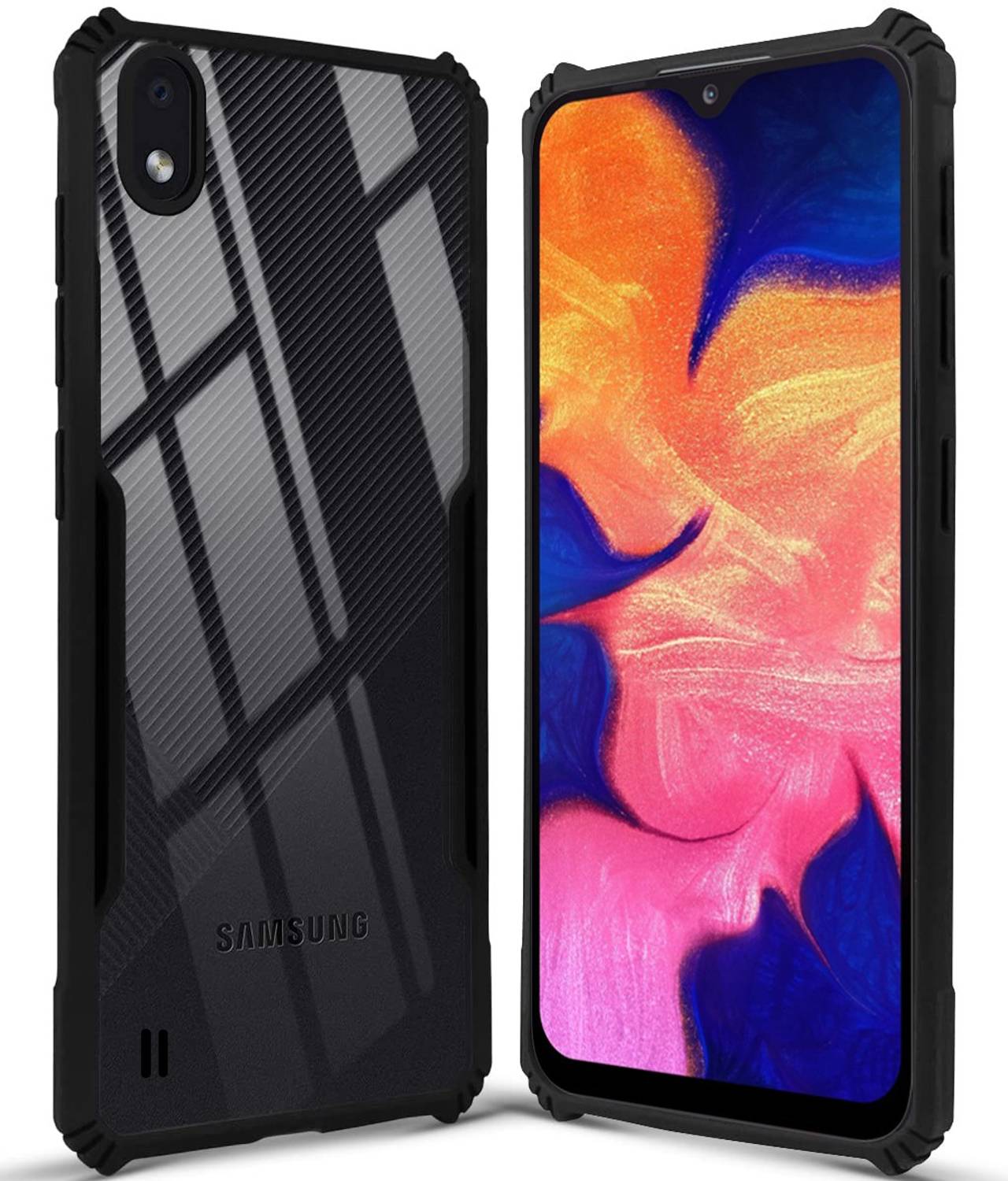 aadhvik Back Cover for Samsung Galaxy A10 Black - Image 2