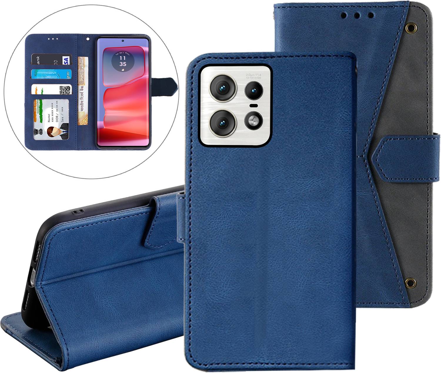 Autofocus Flip Cover for Motorola Edge 50 Pro 5G