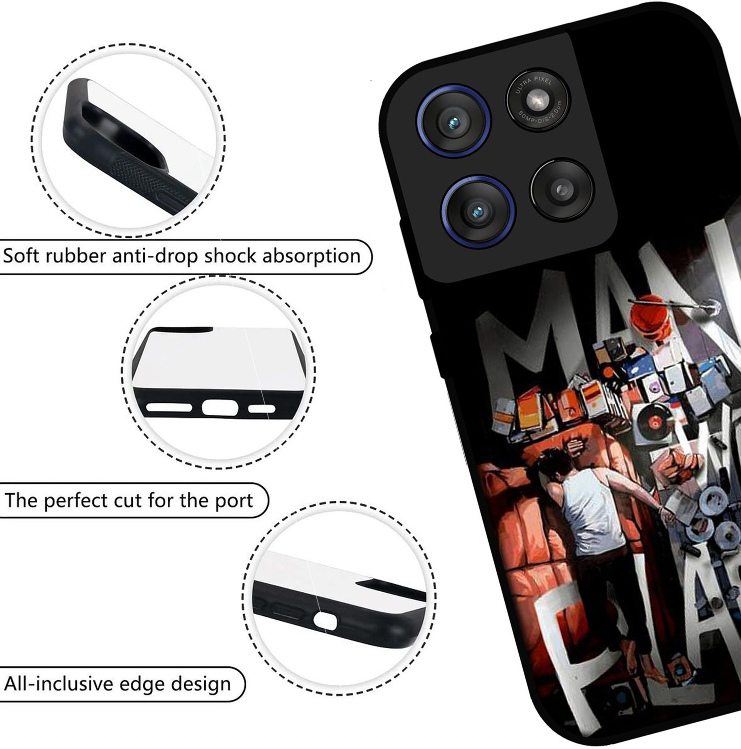 Image of Smutty Back Cover for MOTOROLA Edge 60 Stylus