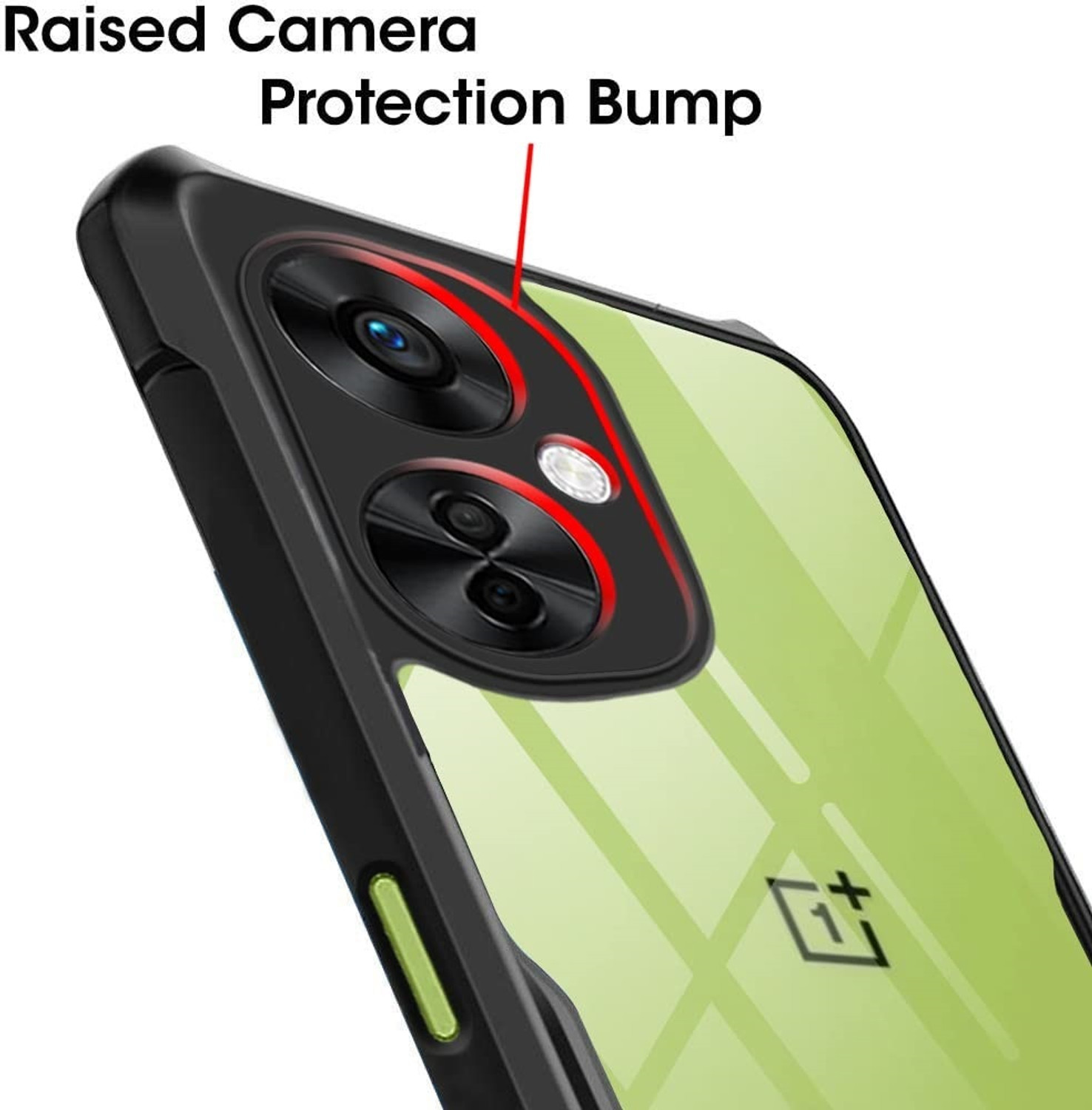 Image of MOBILOVE Back Cover for OnePlus Nord CE 3 Lite 5G | Four Corner Hybrid Soft PC Anti Clear Gel TPU Bumper Back Case