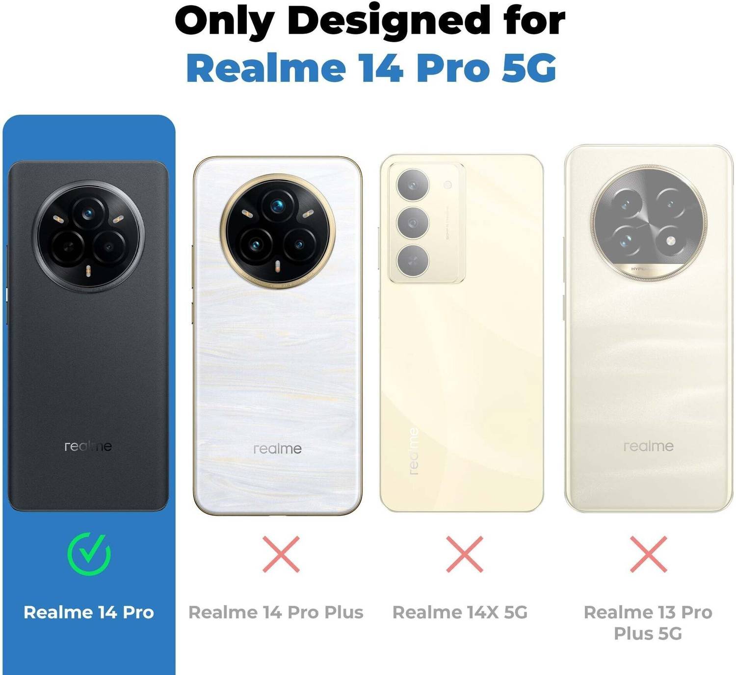 RESOURIS Back Cover for realme 14 Pro 5G - Image 2