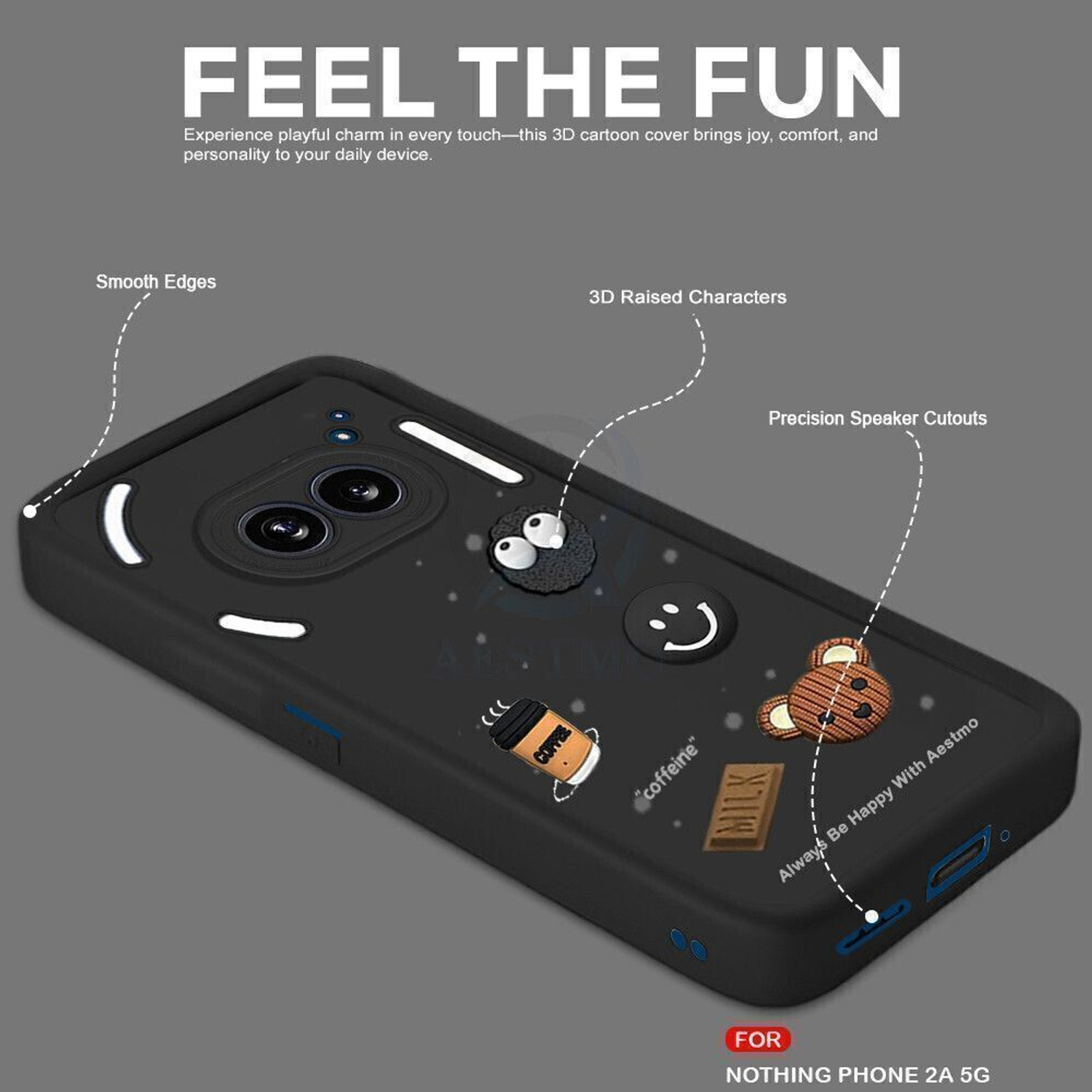 Image of AESTMO Back Cover for Nothing Phone (2a) 5G