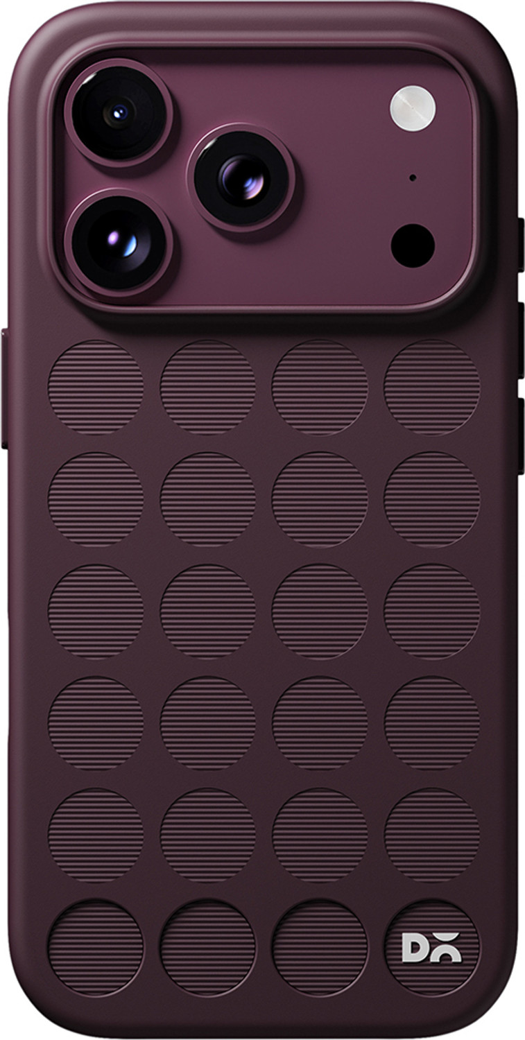 Image of DailyObjects Back Cover for iPhone 18 Pro Max (Maroon, Hard Case, Polycarbonate, Pack of: 1)
