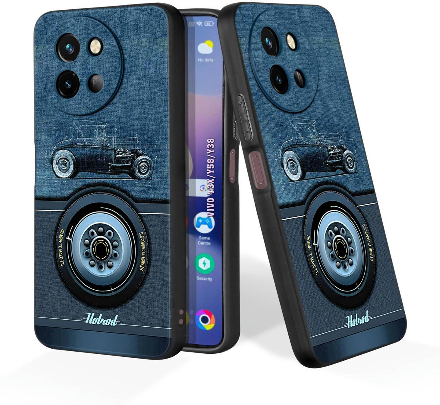 7printzone Back Cover for Vivo T3x 5G,Vivo Y58 5G,Vivo Y38 5G