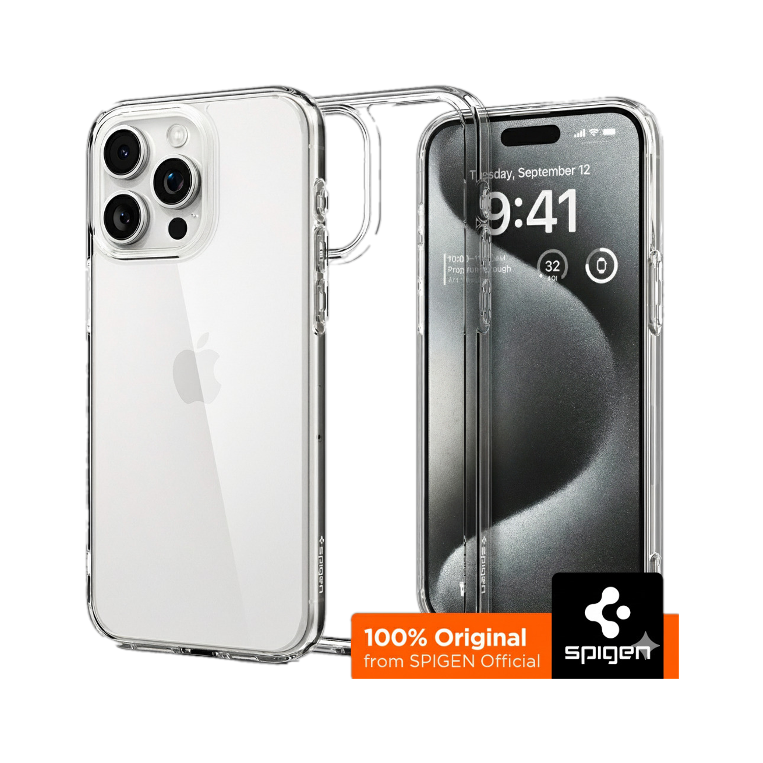 Image of Spigen Ultra Hybrid Back Cover for Apple iPhone 15 Pro