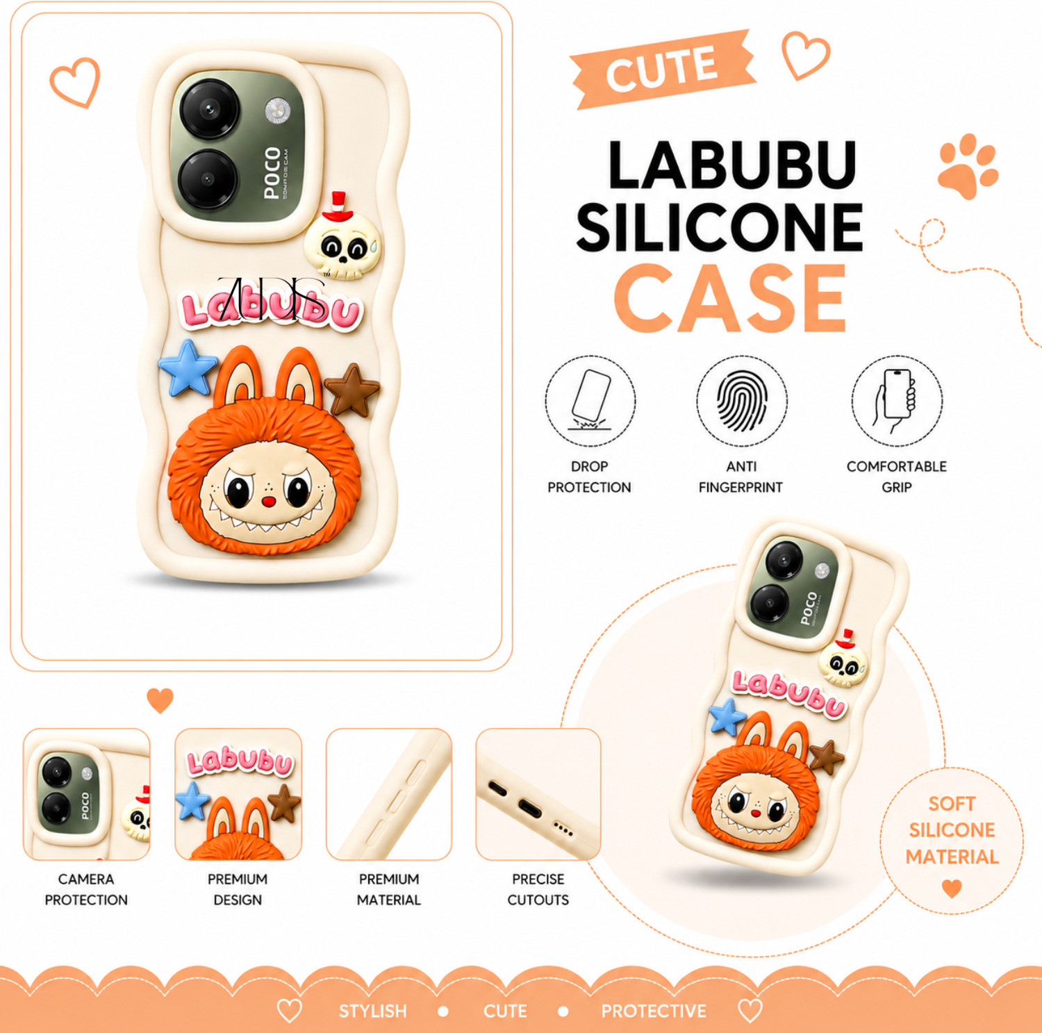Image of ZUDIS Back Cover for POCO M7 PRO 5G