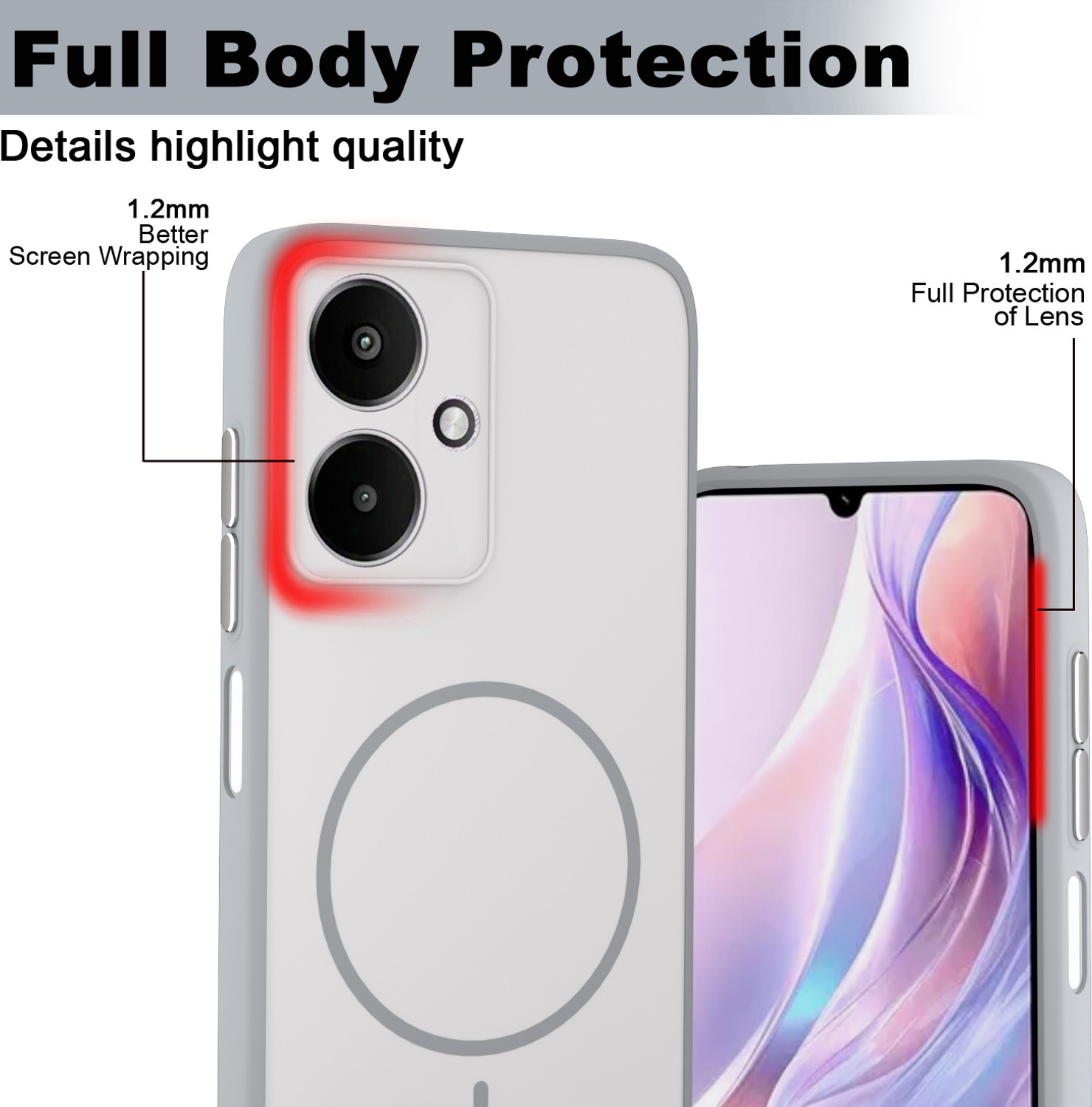 Image of KartV Back Cover for Redmi 13c 5G