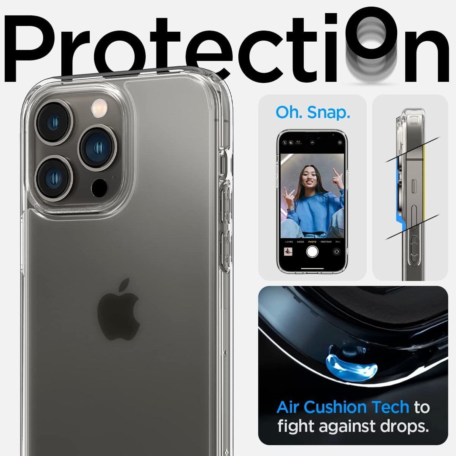 Image of Spigen Ultra Hybrid Back Cover for Apple iPhone 14 Pro