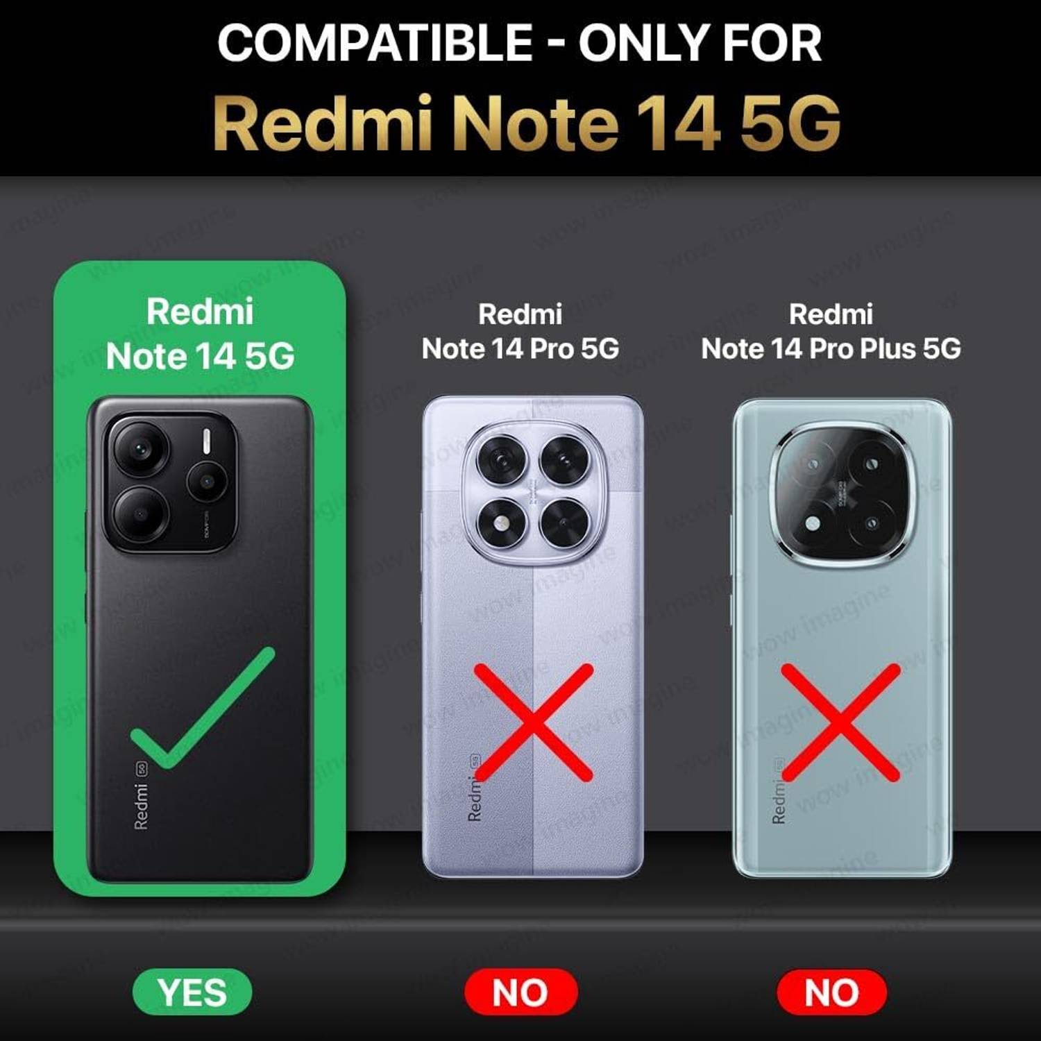 Foncase Back Cover for Redmi Note 14 - Image 2