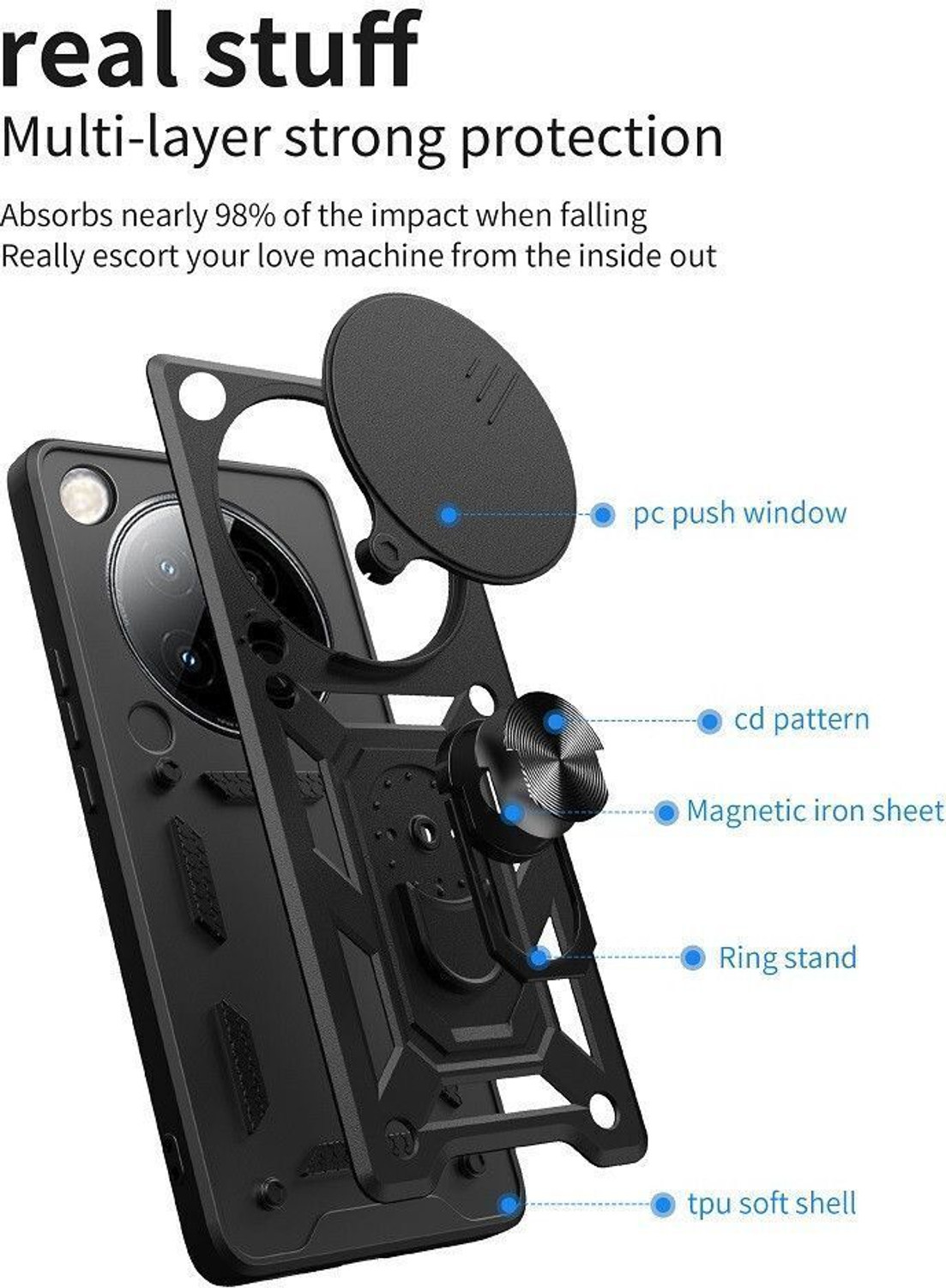 Image of YUWOO Back Cover for Infinix Zero 40 5G