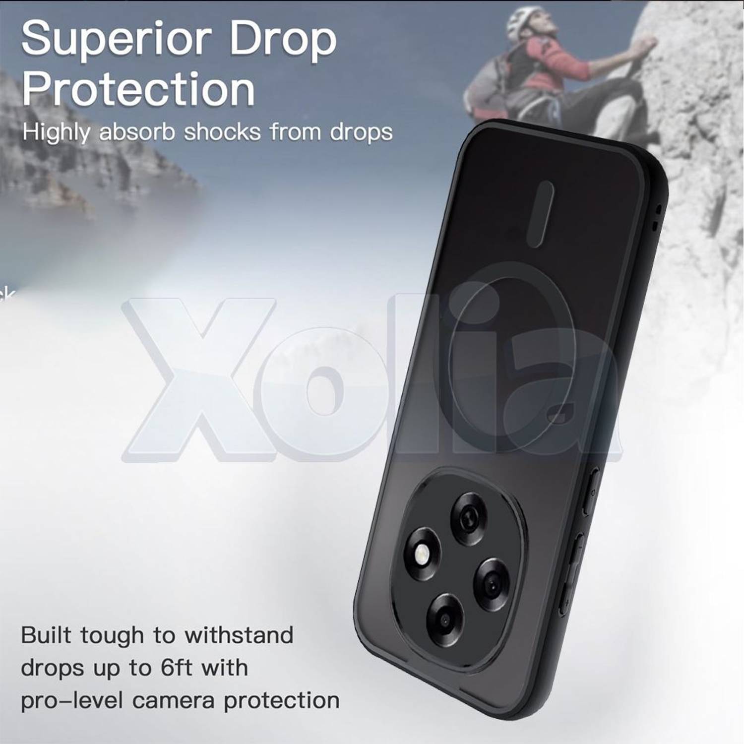 Xolia Back Cover for OPPO F31 Pro 5G Black - Image 3