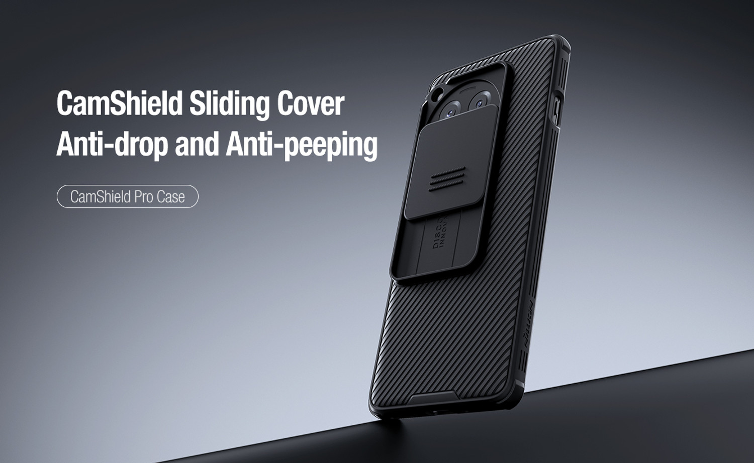 Image of Nillkin Back Cover for Oneplus 12R, CamShield Pro Back Cover, Camera protection case