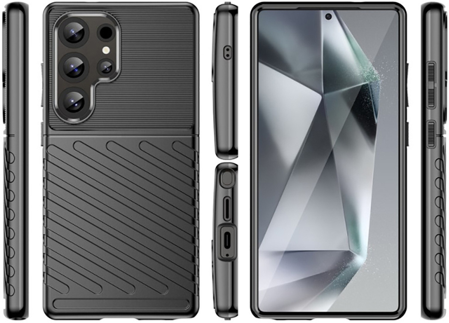 Image of Casotec Back Cover for Samsung Galaxy S25 Ultra 5G