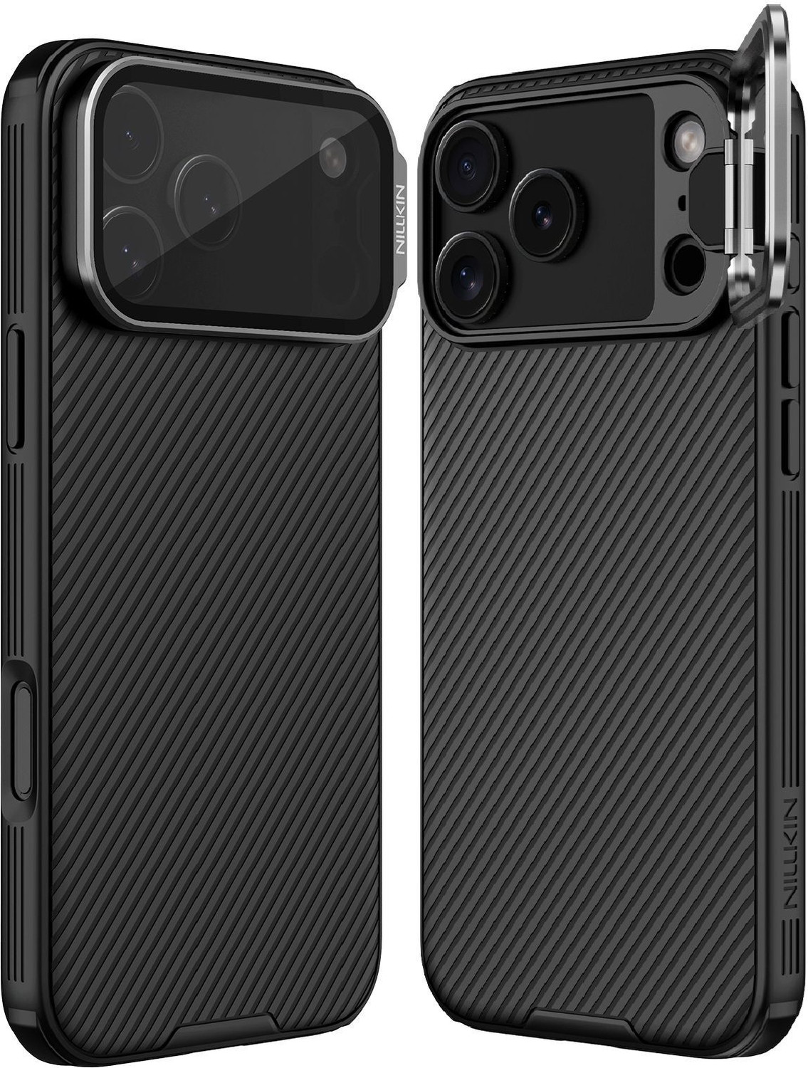 Image of Nillkin Back Cover for Apple iPhone 17 Pro Max, Apple iPhone 18 Pro Max (Black, Magsafe, Thermoplastic Polyurethane, Polycarbonate, Pack of: 1)